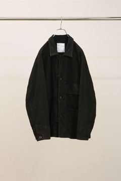 [ラスト1点] C/R DUCK COVERALL JACKET | BLACK | カバーオール