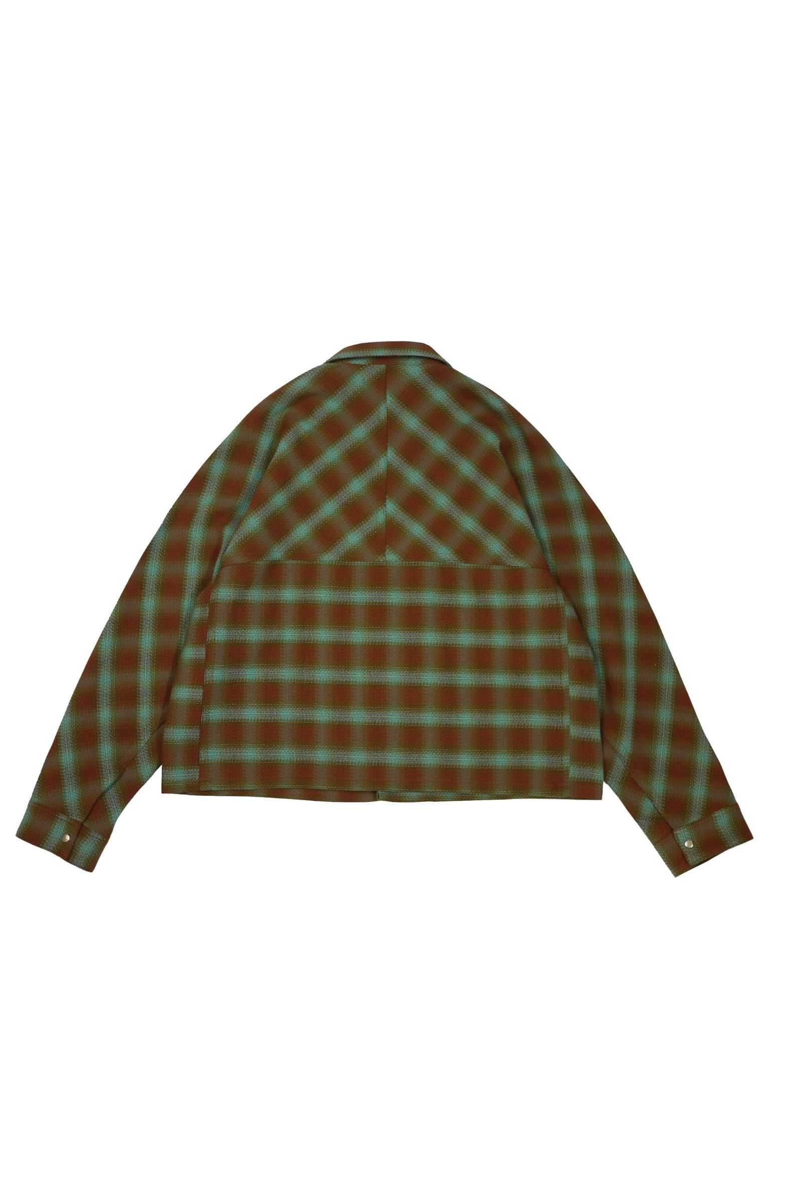 OMBRE SNAP BUTTON SHIRT/OMBRE
