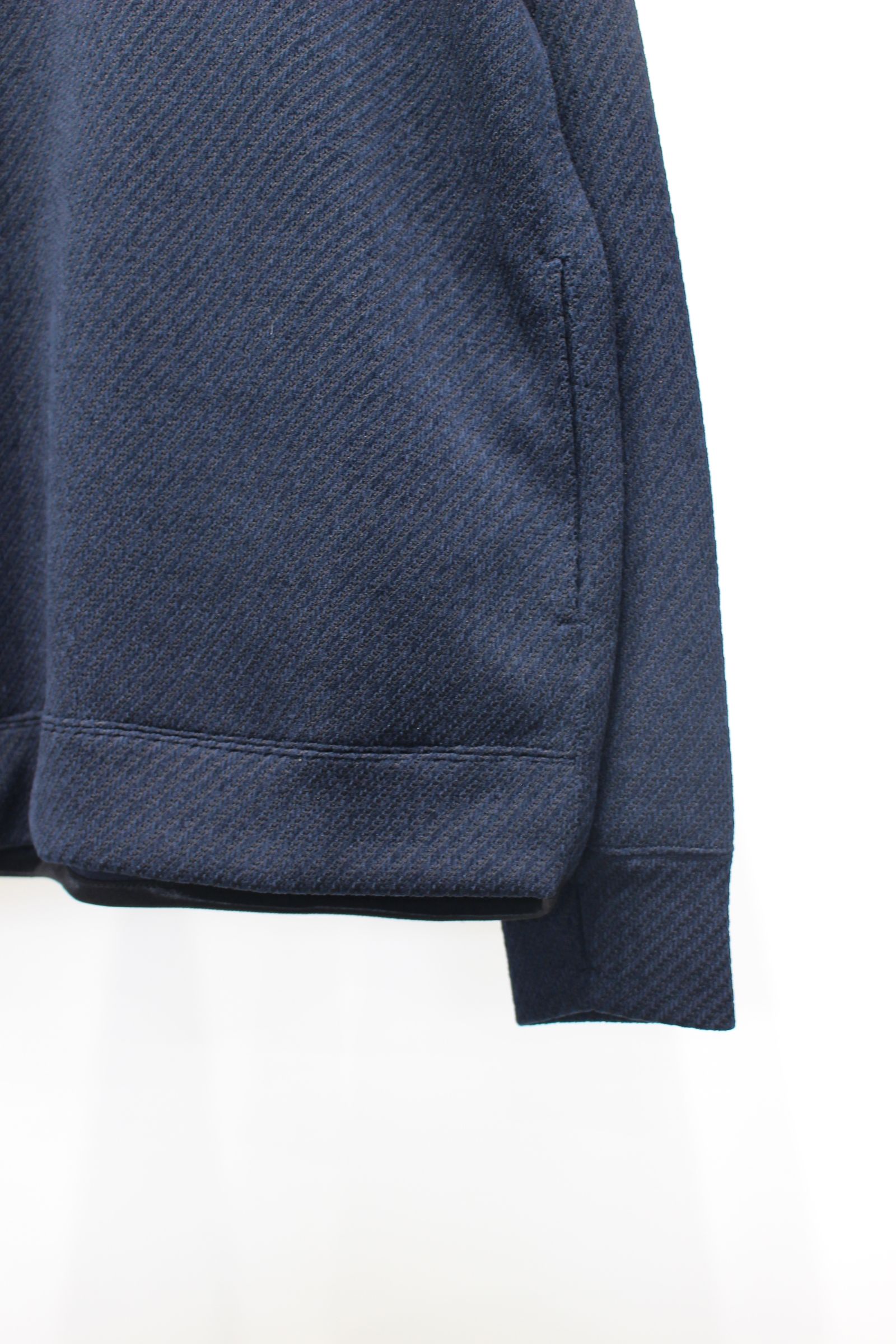 MOLLE YARN TWILL KNIT P/O | NAVY | クルーネックプルオーバー