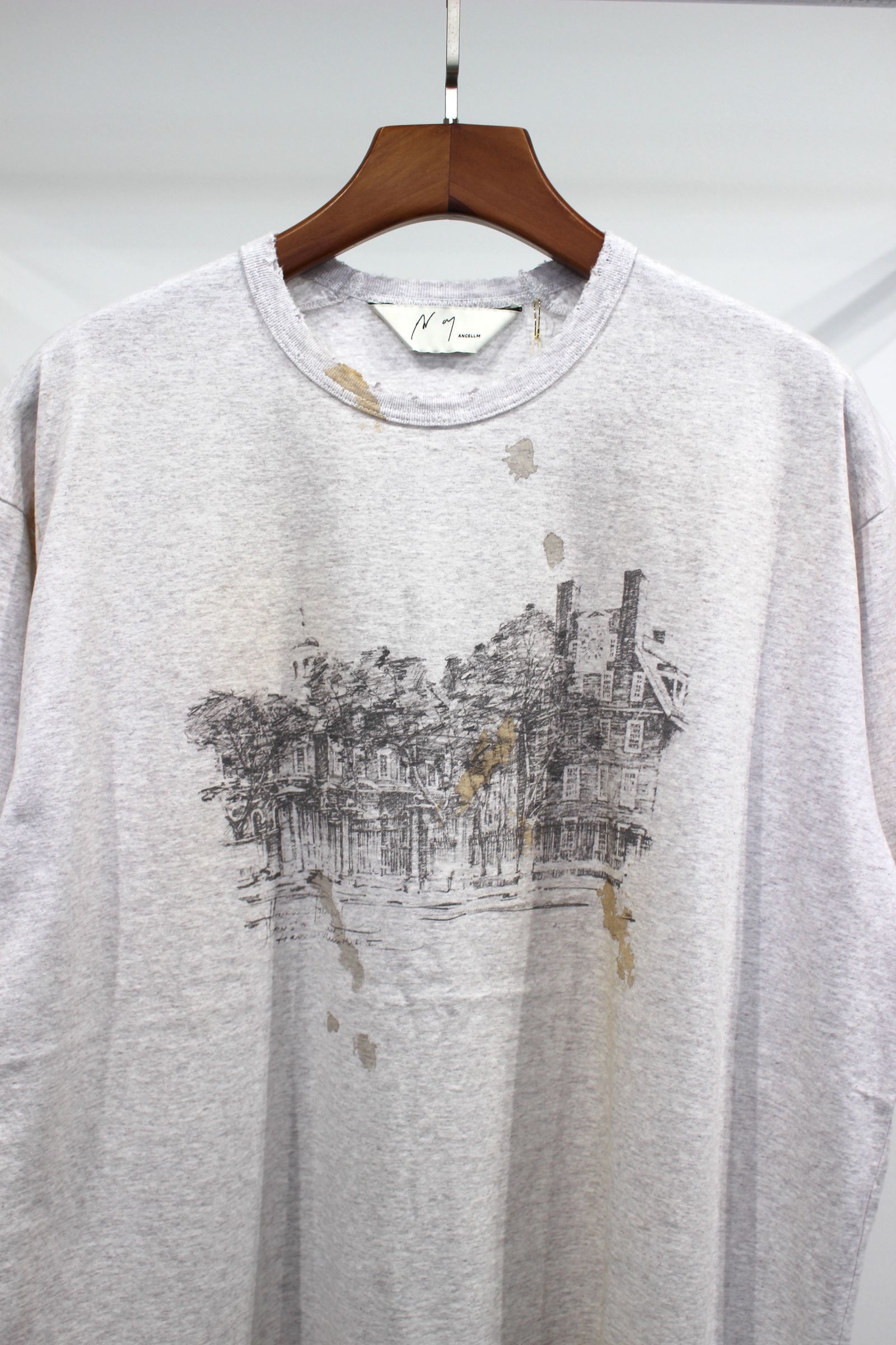 ANCELLM - AGING T-SHIRT/H.WHITE | NapsNote