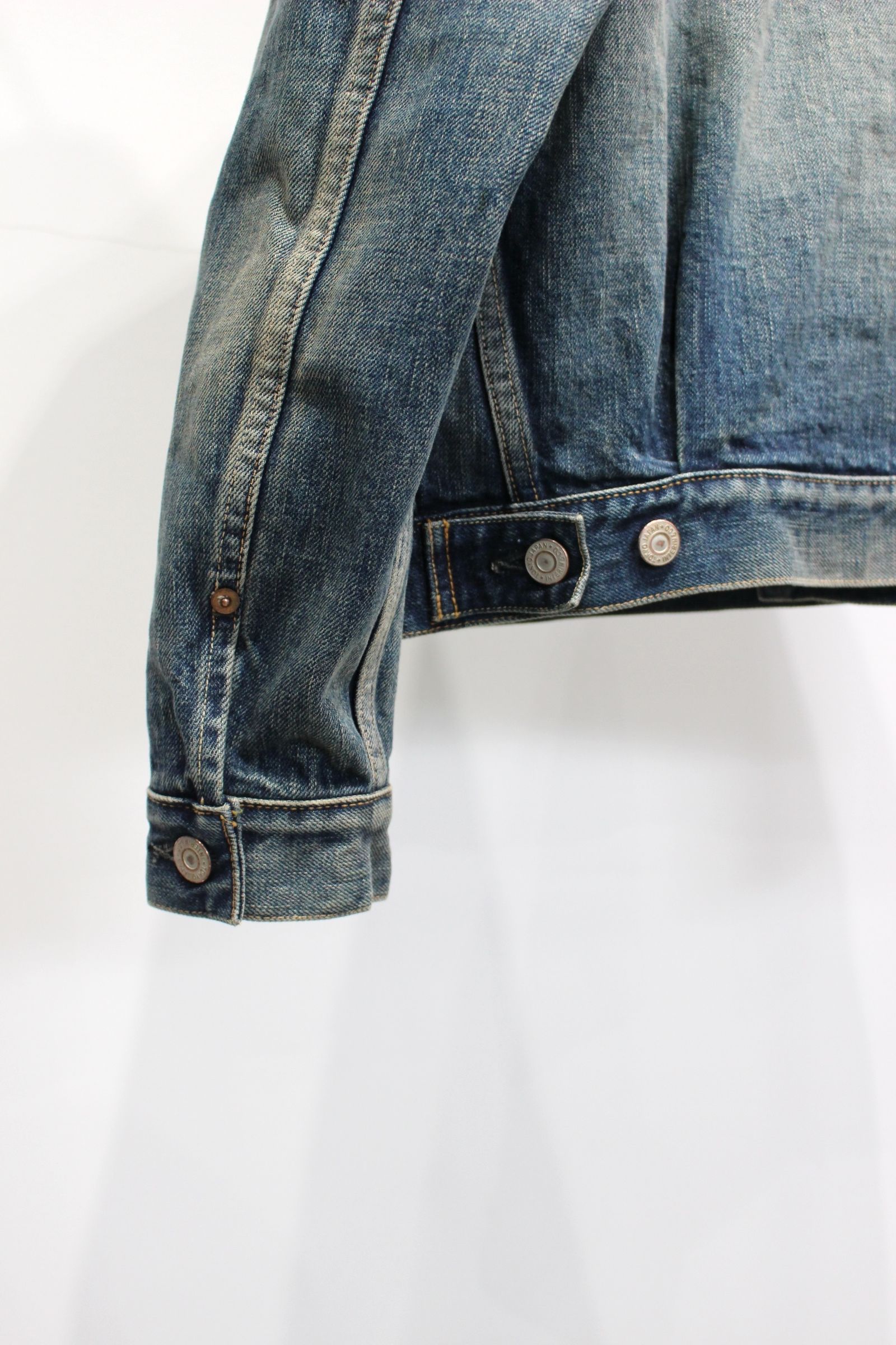[ラスト1点] CLASSIC VINTAGE "2ND" SHUTTLE DENIM SIDE PANEL JACKET | C.NAVY | デニムジャケット