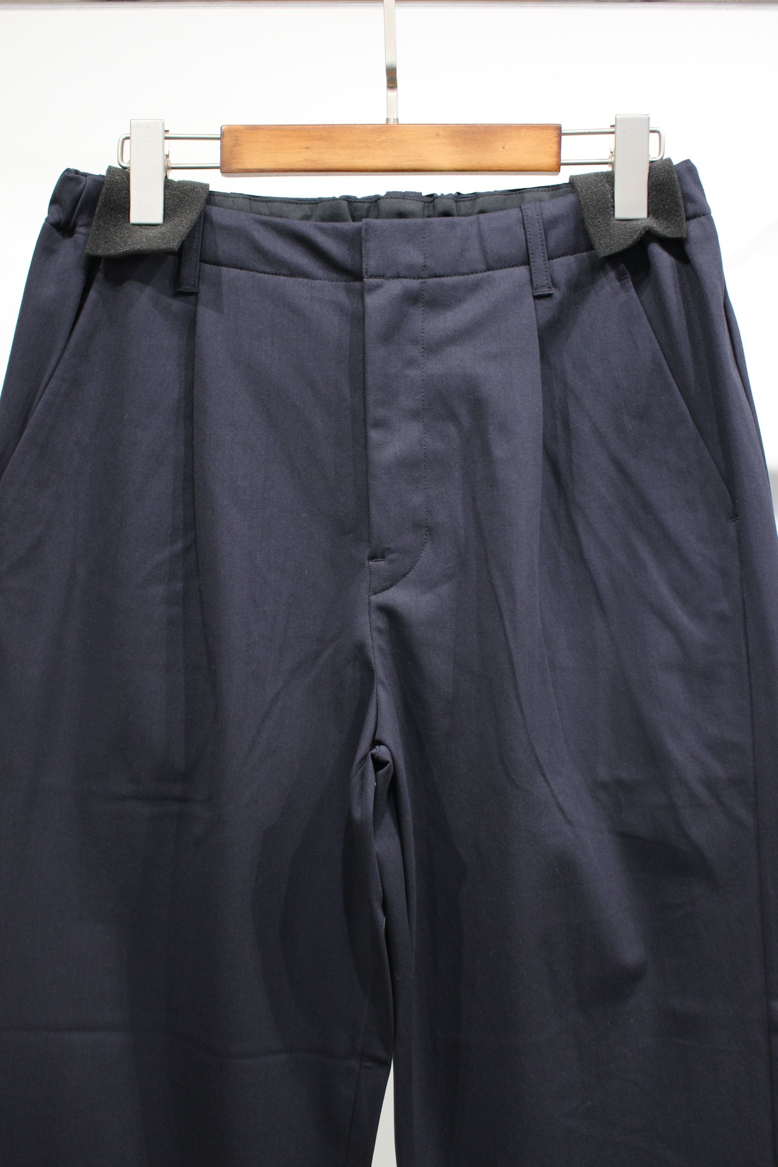 [ラスト1点] TRICOT STRAIGHT EZ PANTS | NAVY | イージーパンツ