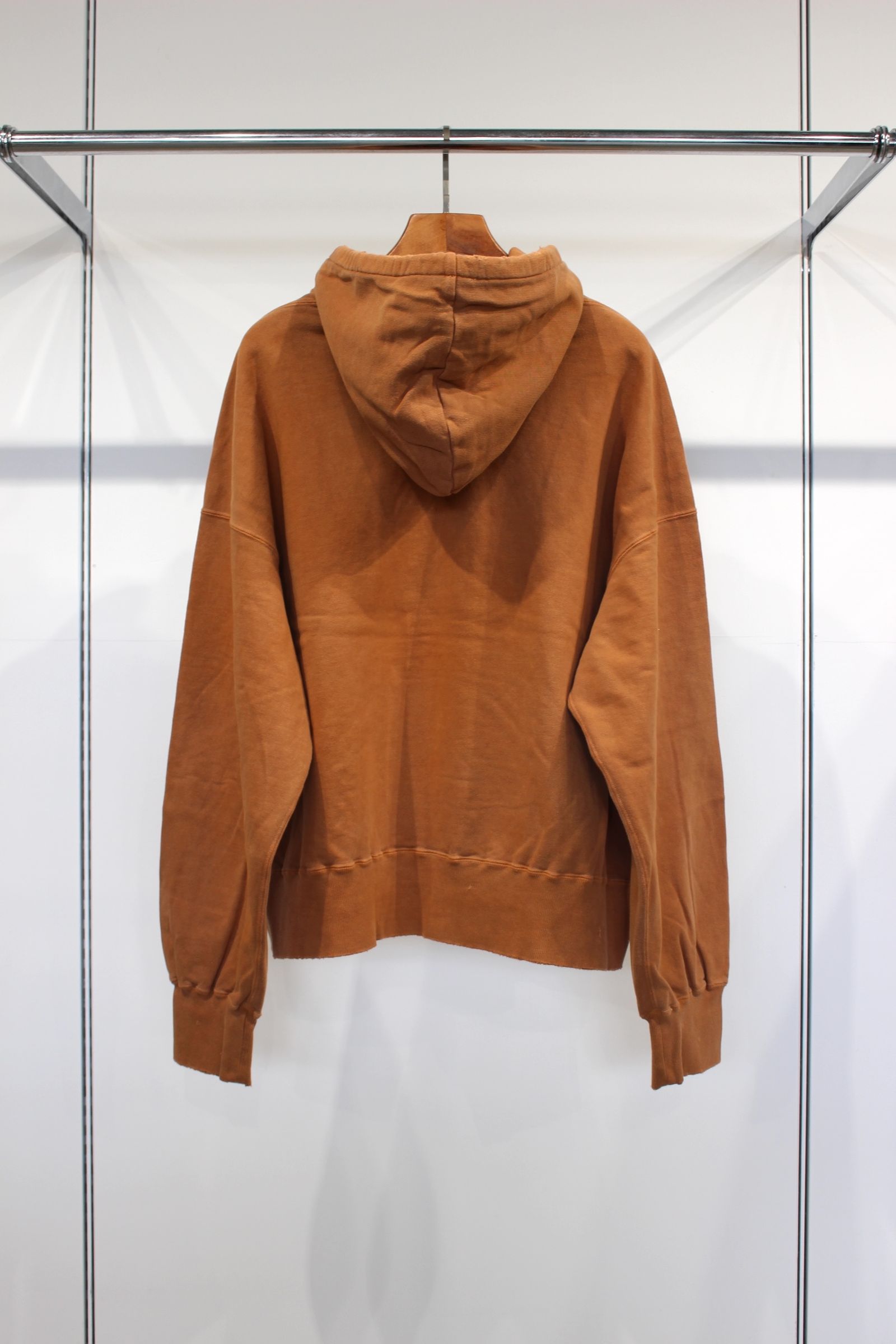 ANCELLM - DYED DAMAGE HOODIE | CHERRY | パーカー | NapsNote