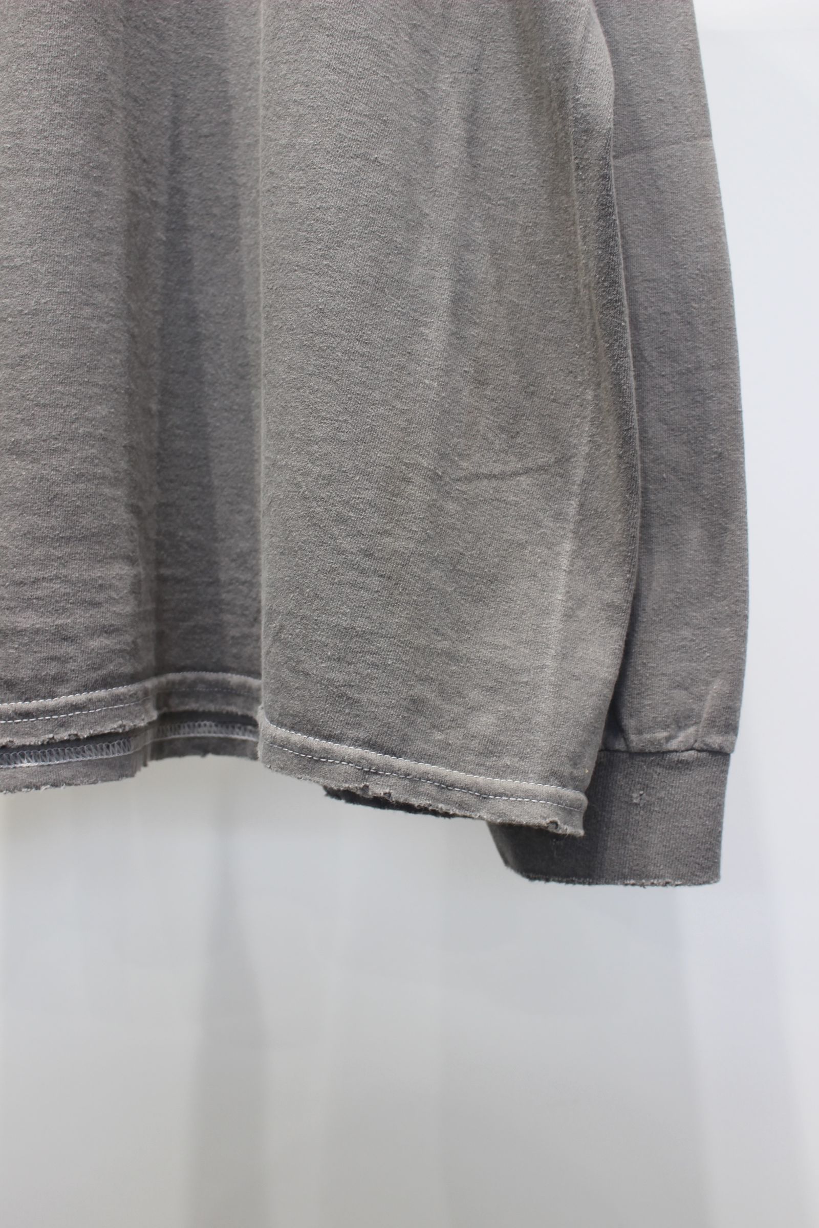 MASSAGE L/S T-SHIRT | GRAY | カットソー