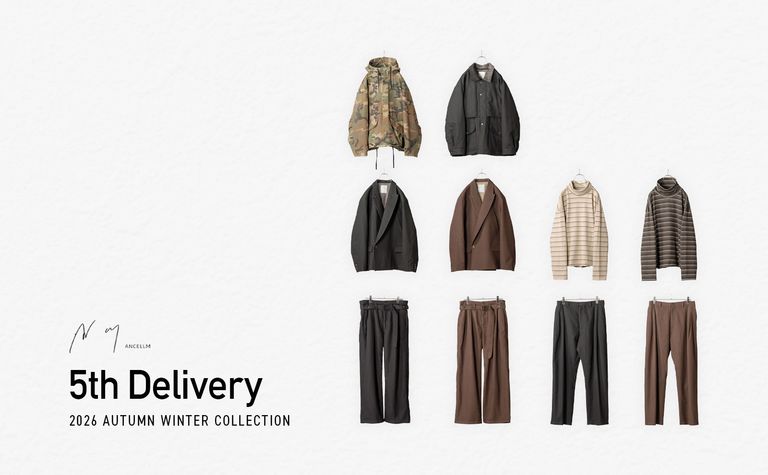 ANCELLM 26  AW 5th Delivery | New Item