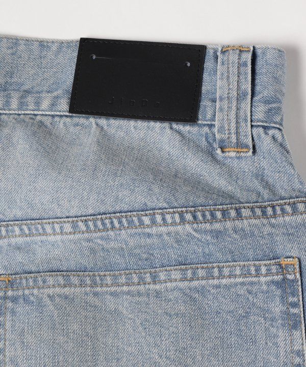 DAMAGE ONE TUCK WIDE STRAIGHT DENIM/ストレートパンツ（デニム）/インディゴ