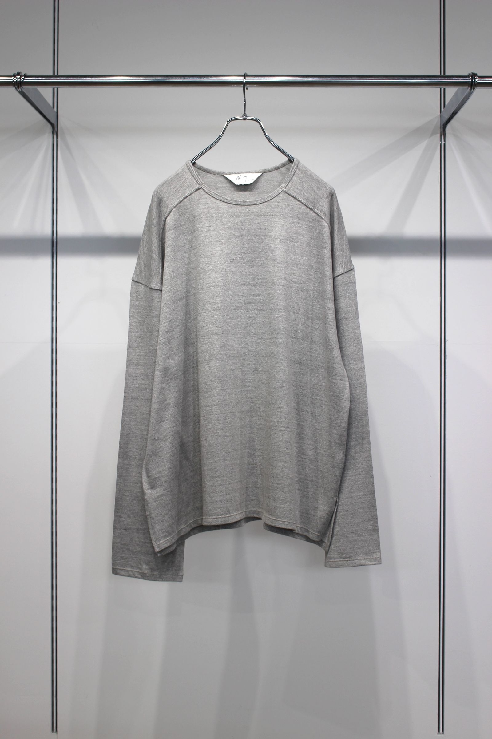C/R LS T-SHIRT | GRAY | カットソー