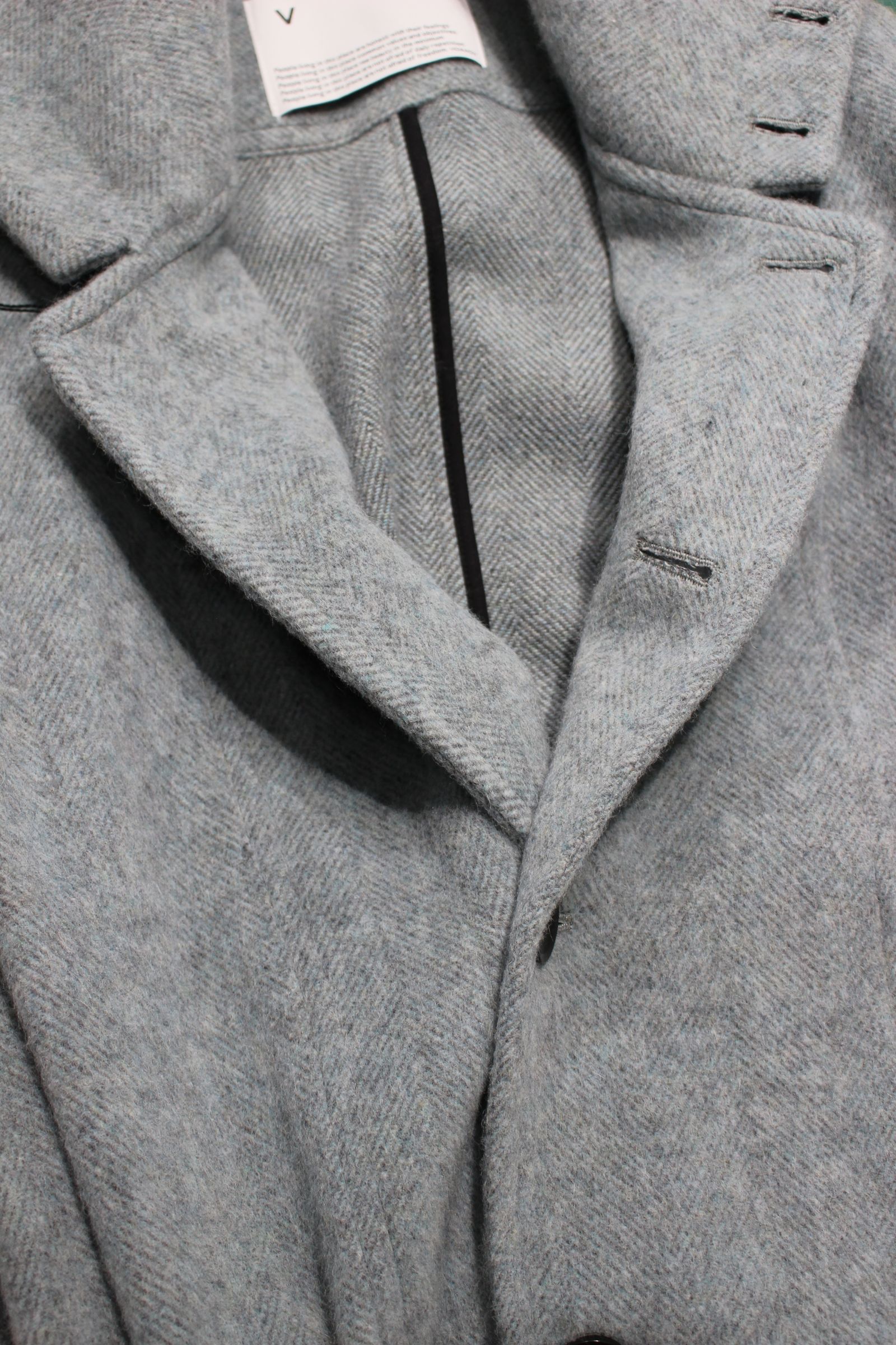 VOAAOV - RECYCLE HERRINGBONE BLANKET Long Coat/ロングコート | NapsNote