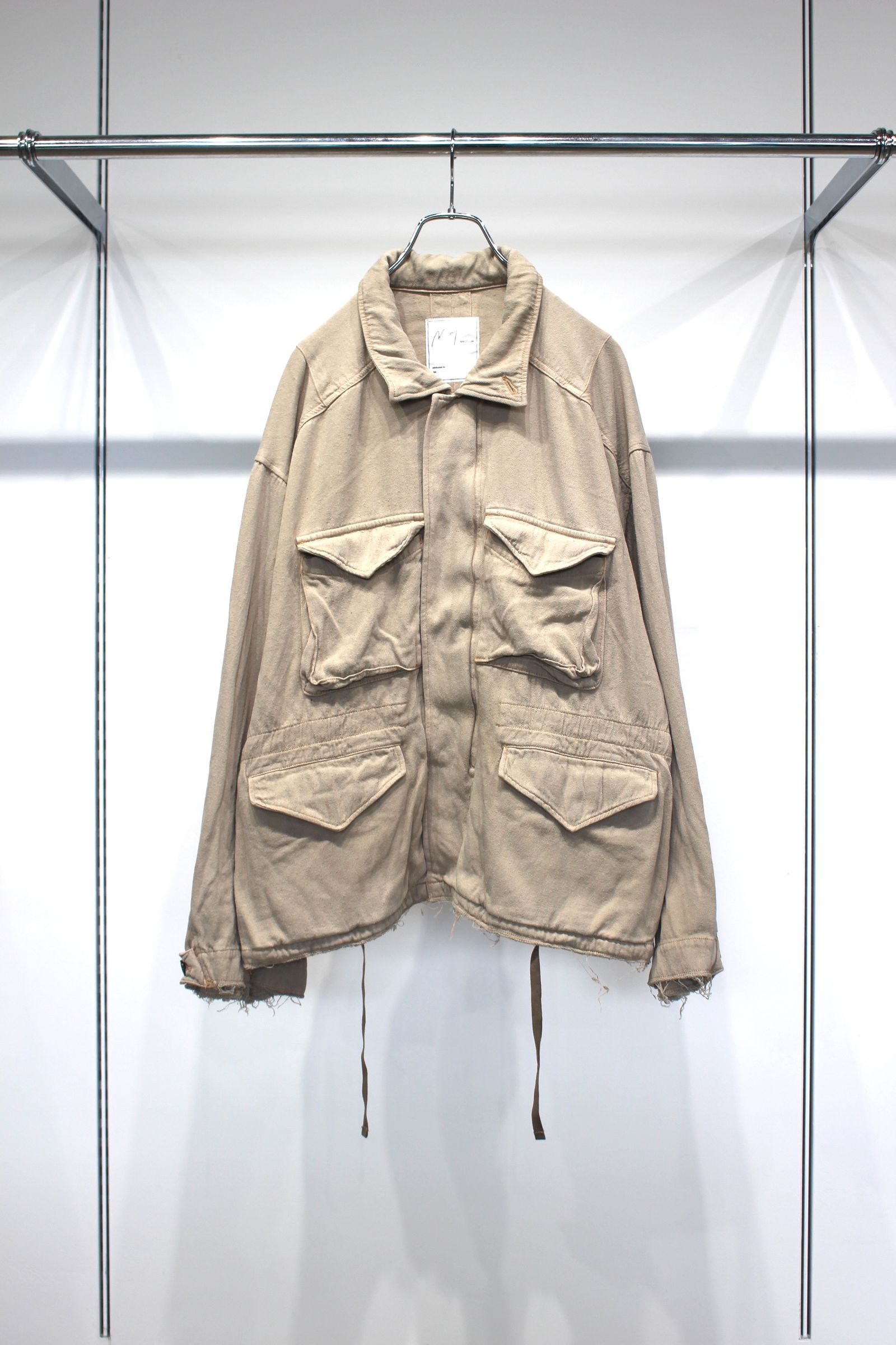 SILK SUEDE FIELD JACKET | SAND | フィールドジャケット