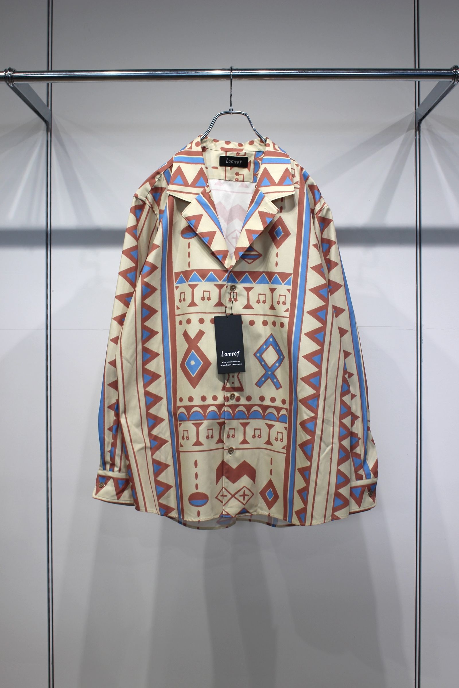 Neo-African Textile Shirt | BEIGE | シャツジャケット