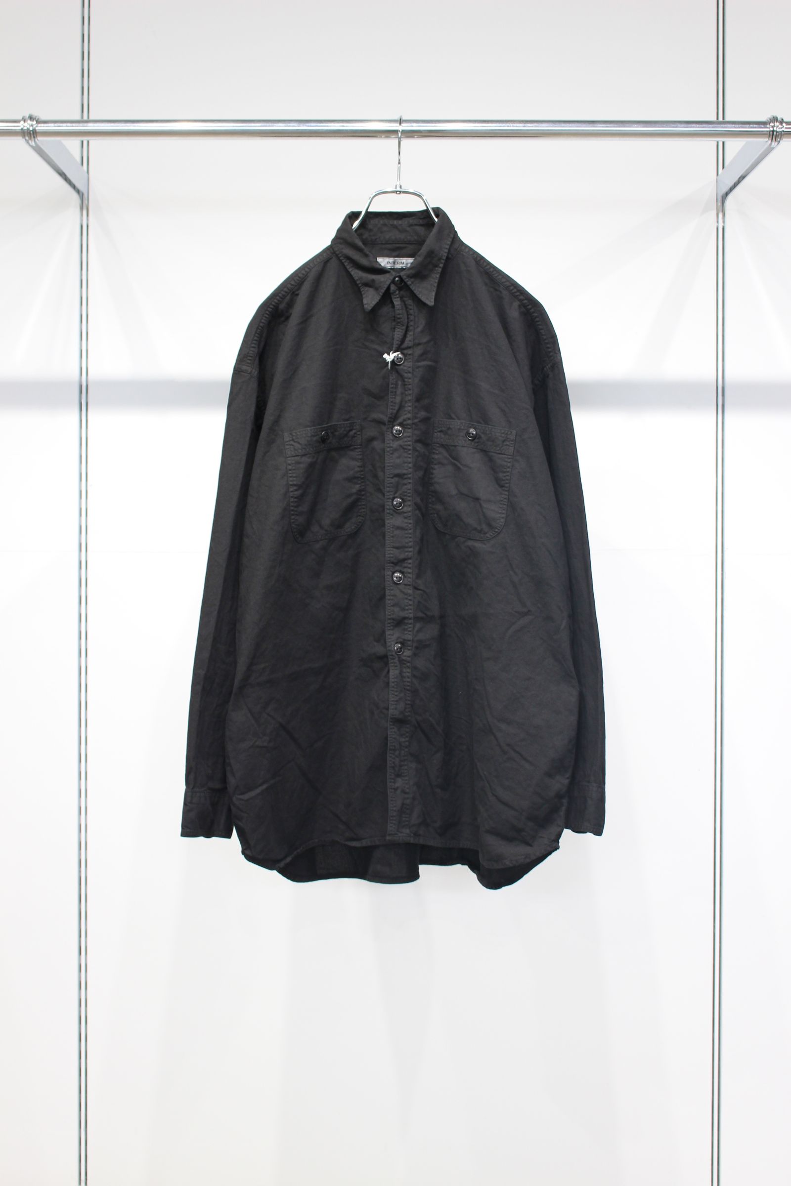 BLACK SURFAR GARMENT DYE HYPER BIG MIL WORK SHIRTS TYPE2 | BLACK | シャツ