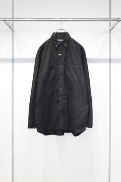 BLACK SURFAR GARMENT DYE HYPER BIG MIL WORK SHIRTS TYPE2 | BLACK | シャツ