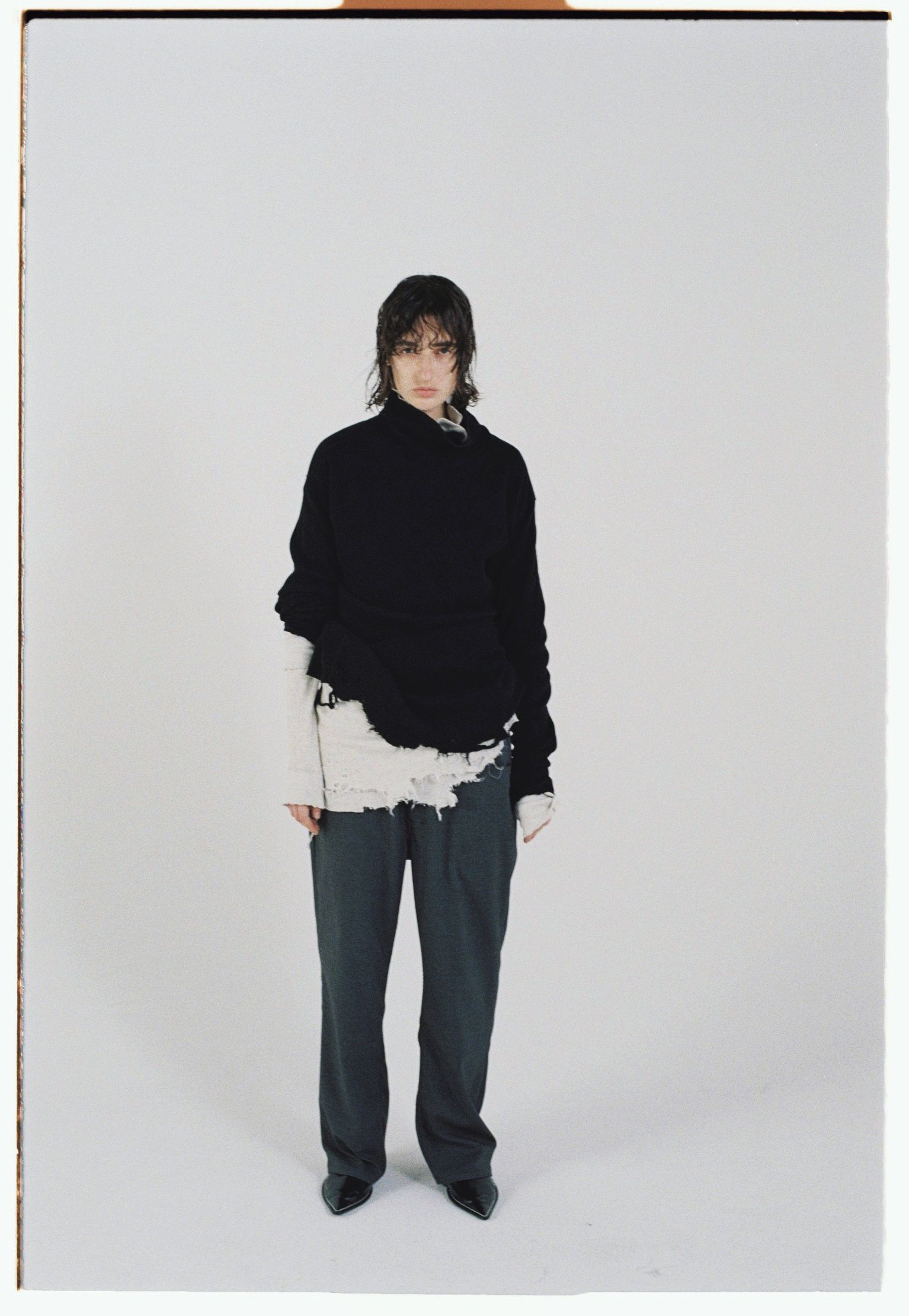 ANCELLM アンセルム P/R Straight Pants-silversky-lifesciences.com