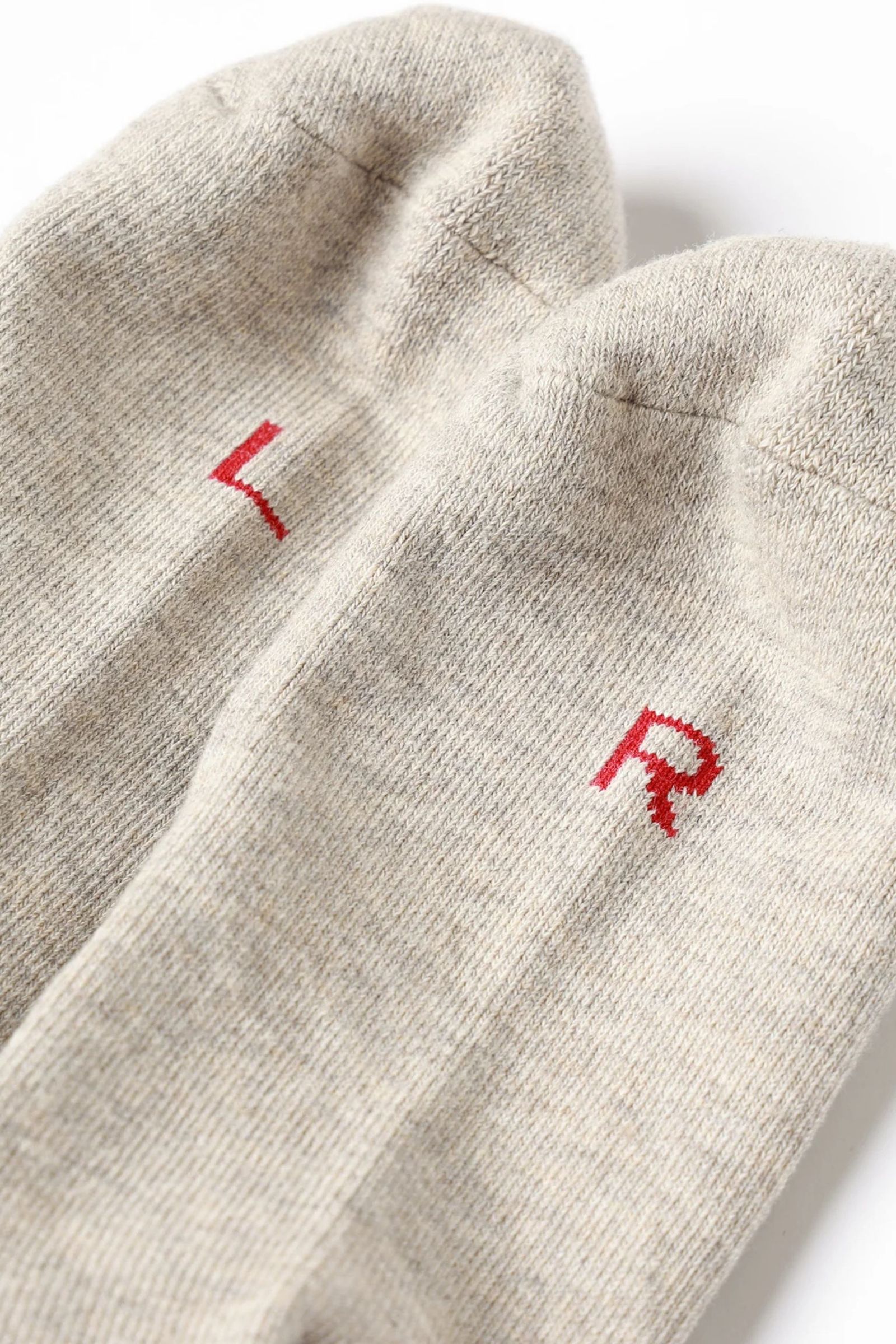 ORGANIC COTTON RIB SOCKS | GRAY | ソックス