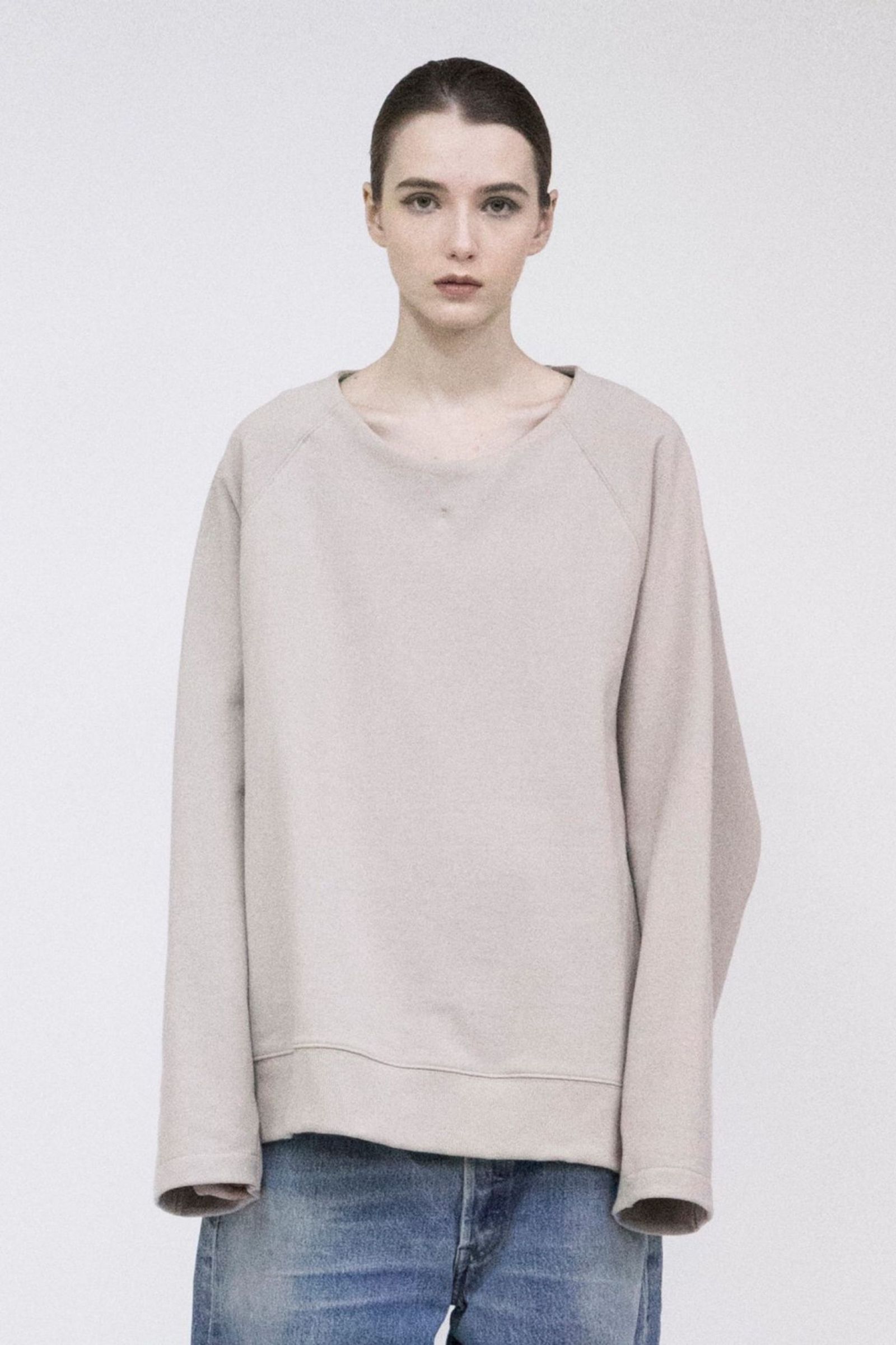 Pile Shape Knitted Sweat/スウェット