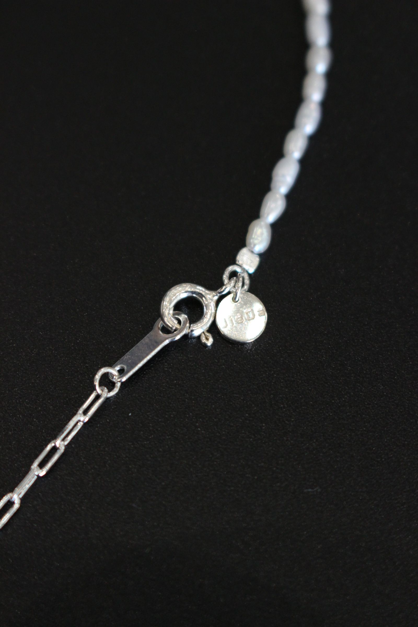 JieDa - [ラスト1点] THIN PEARL SWITCHING NECKLACE | PEARL SILVER925 | ネックレス |  NapsNote