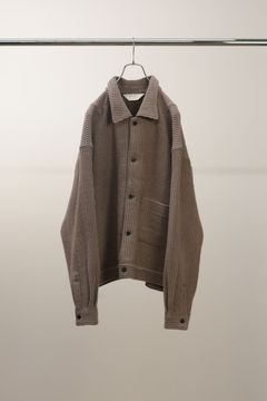 WOOL CORDUROY WORK SHIRT JACKET | SAND | シャツジャケット