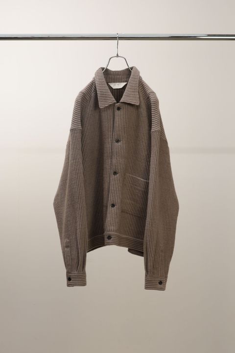 WOOL CORDUROY WORK SHIRT JACKET | SAND | シャツジャケット