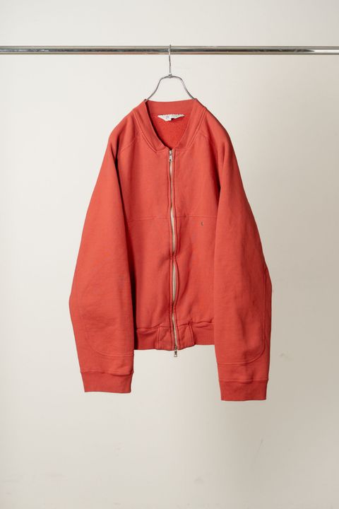FLEECE-LINED SWEAT VERSITY SHIRT | RED | スウェット