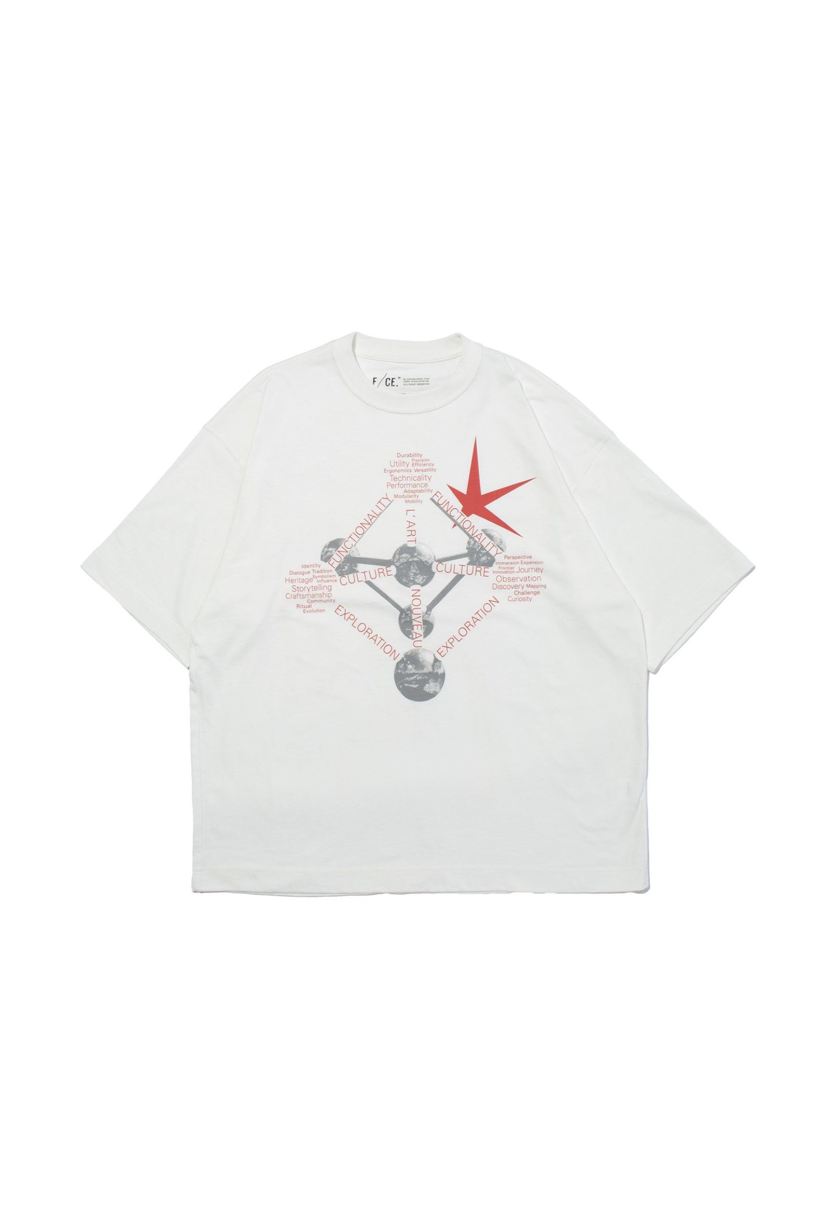 WORDCORE ON ATOMIUM T | White | カットソー