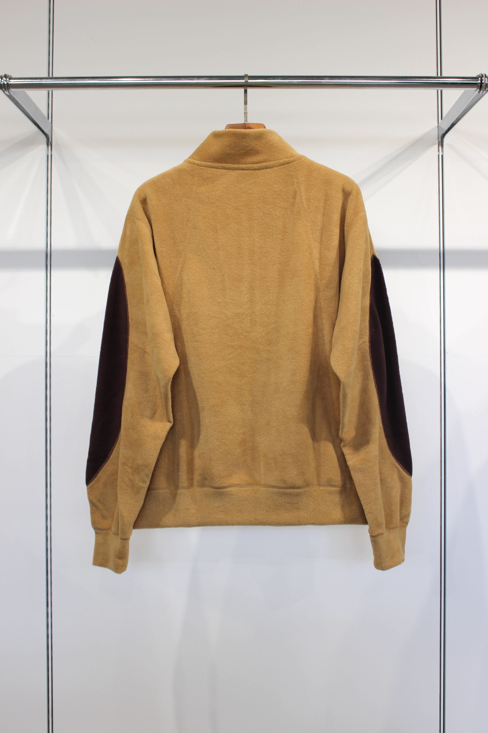 SWITCHING FLEECE HALF ZIP L/S | BEIGE | フリース