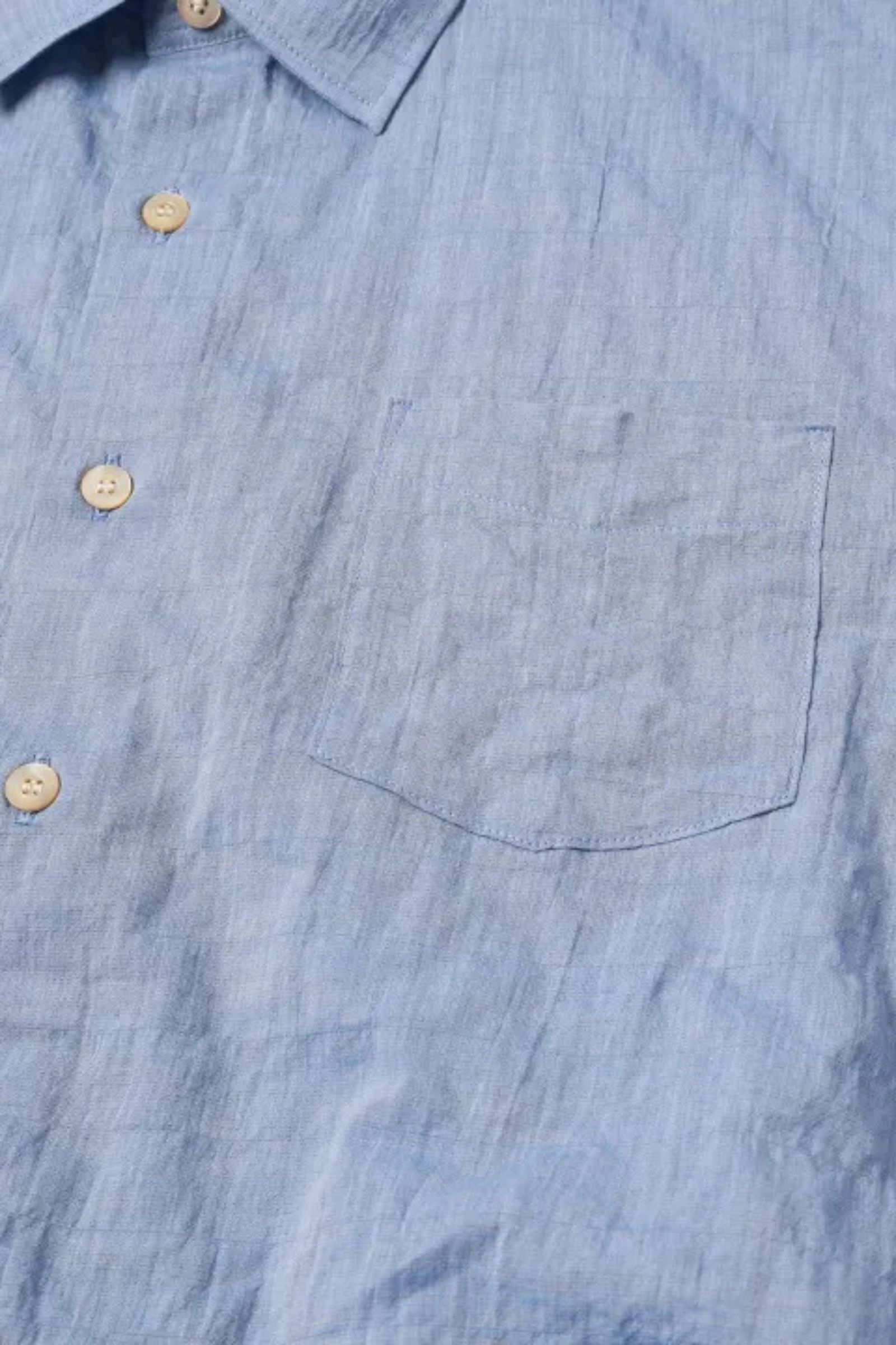 WRINKLE SHIRT | BLUE | シャツ