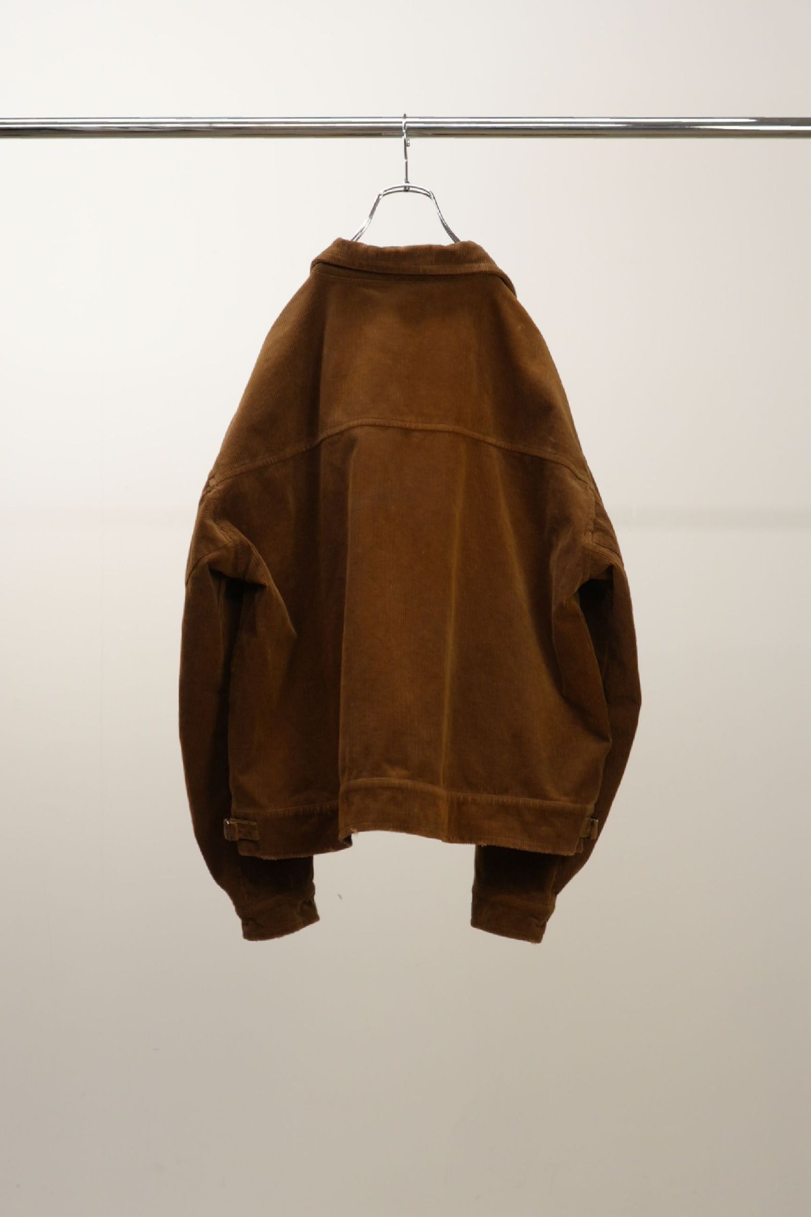 [ラスト1点] CORDUROY ZIPUP JACKET | CAMEL | コーデュロイジャケット