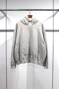 HYPER BIG LOOP WHEEL SIDE SEAMLESS AFTER HOODED SWEAT PARKA/A.GRAY