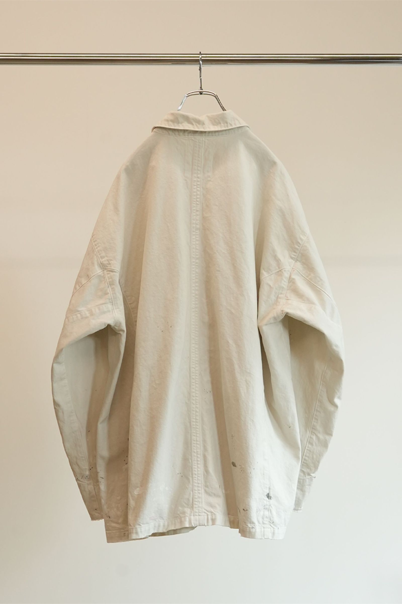 ANCELLM - DENIM COVERALL | WHITE | カバーオール | NapsNote
