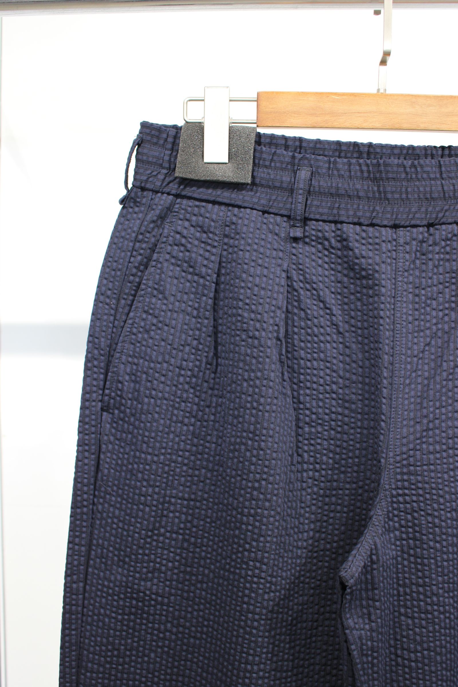 EZ WIDE TROUSERS “Seersucker”/イージースラックス