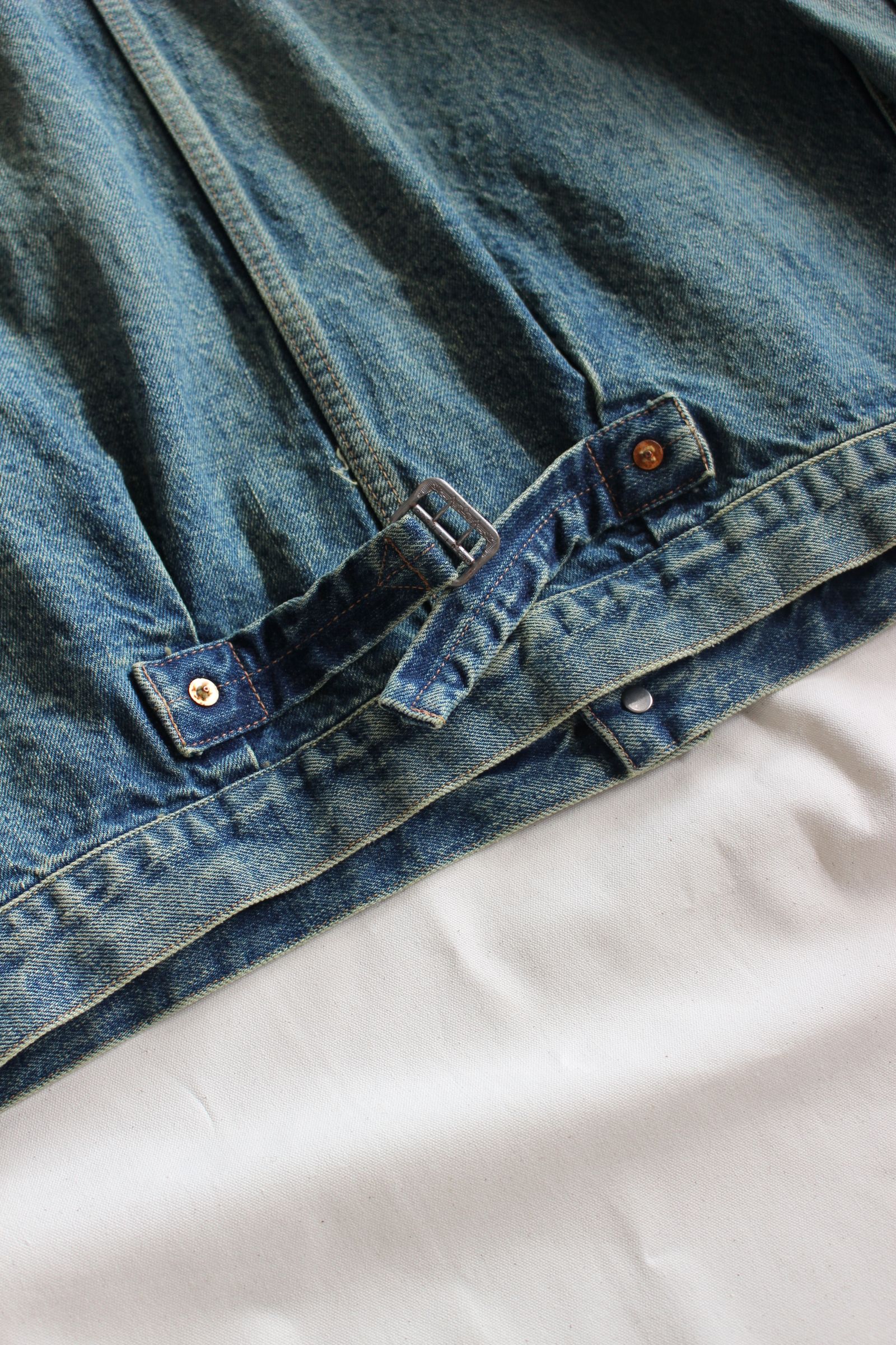 [ラスト1点] VINTAGE WASHED "1ST" KIBATA SHUTTLE DENIM JACKET | CLASSIC | デニムジャケット