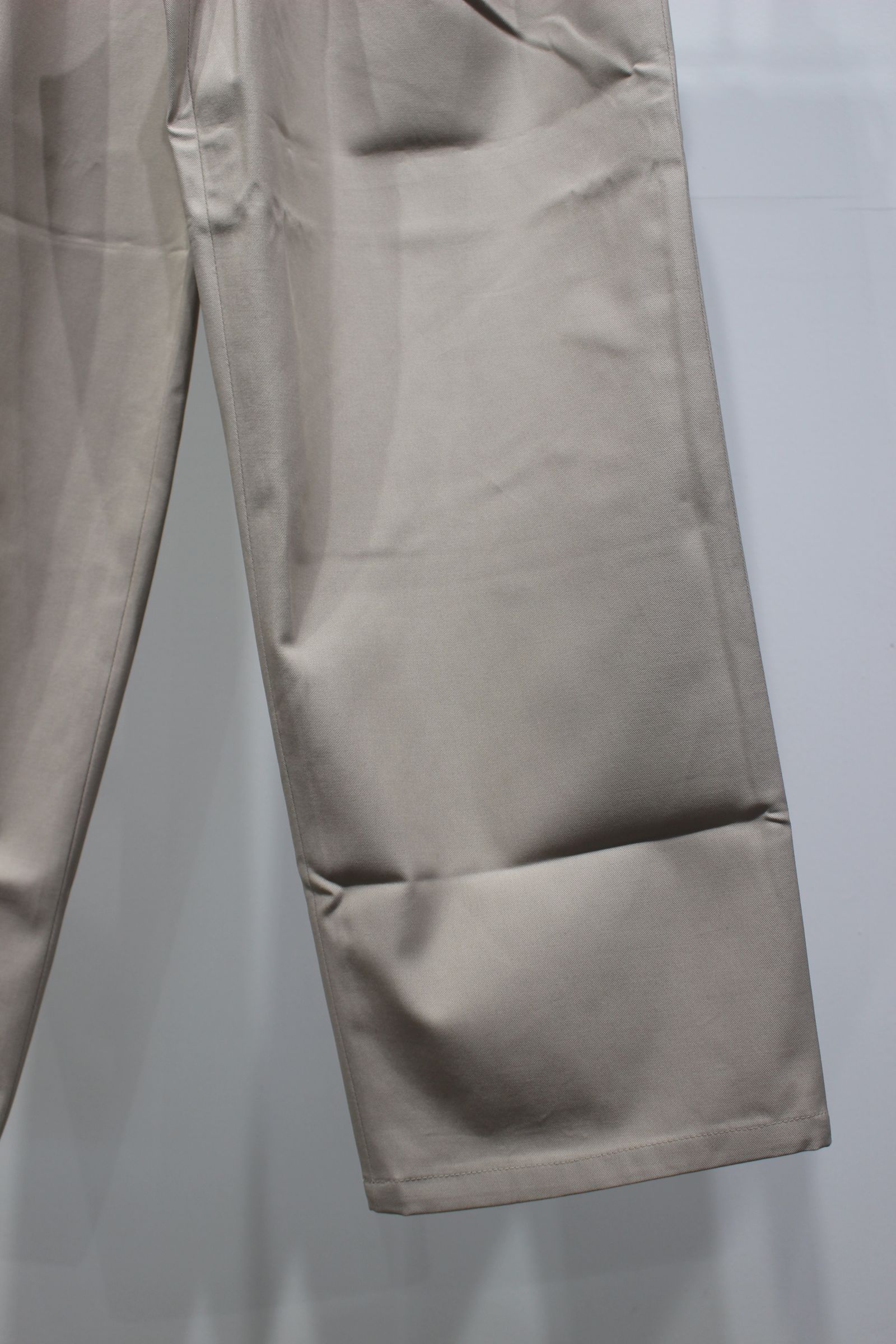 ORGANIC COTTON HIGH  TWIST STANDARD WIDE  PANTS | ECRU | ワイドパンツ