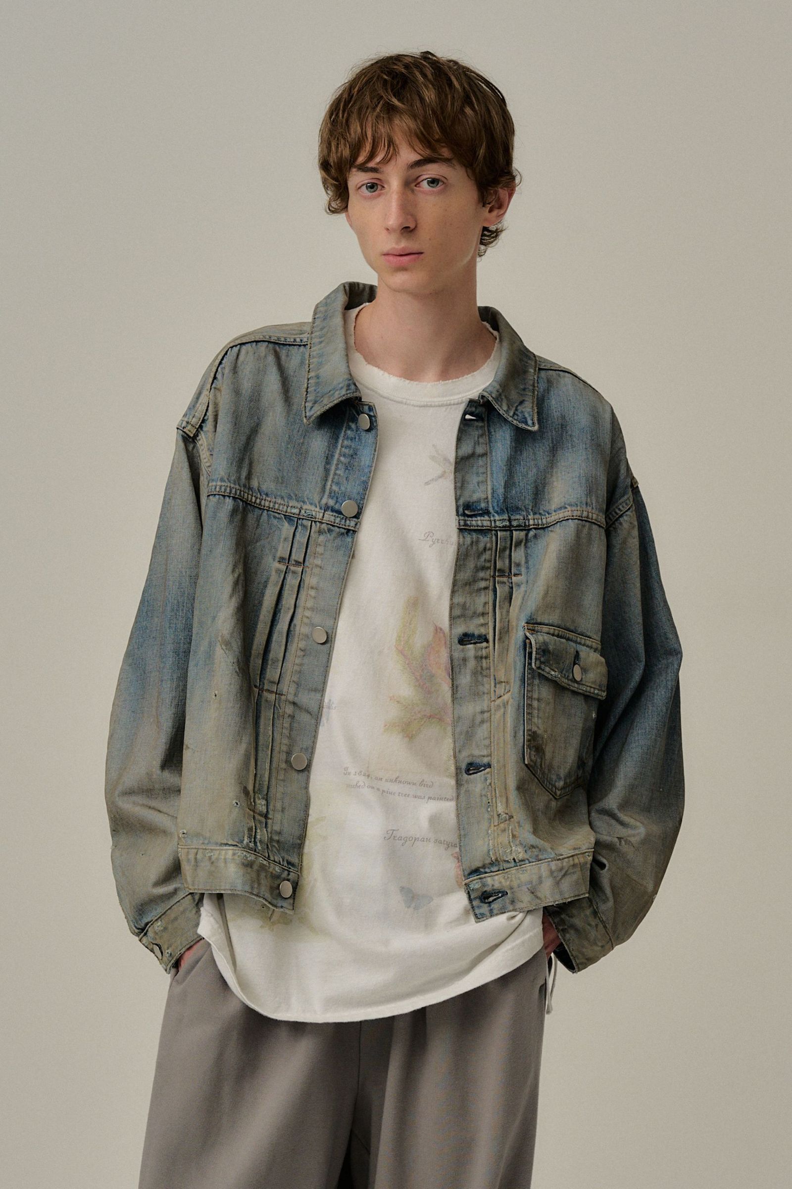 [ラスト1点] AGING DENIM JACKET | INDIGO | デニムジャケット