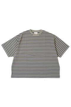 BORDER WIDE S/S TEE/カットソー