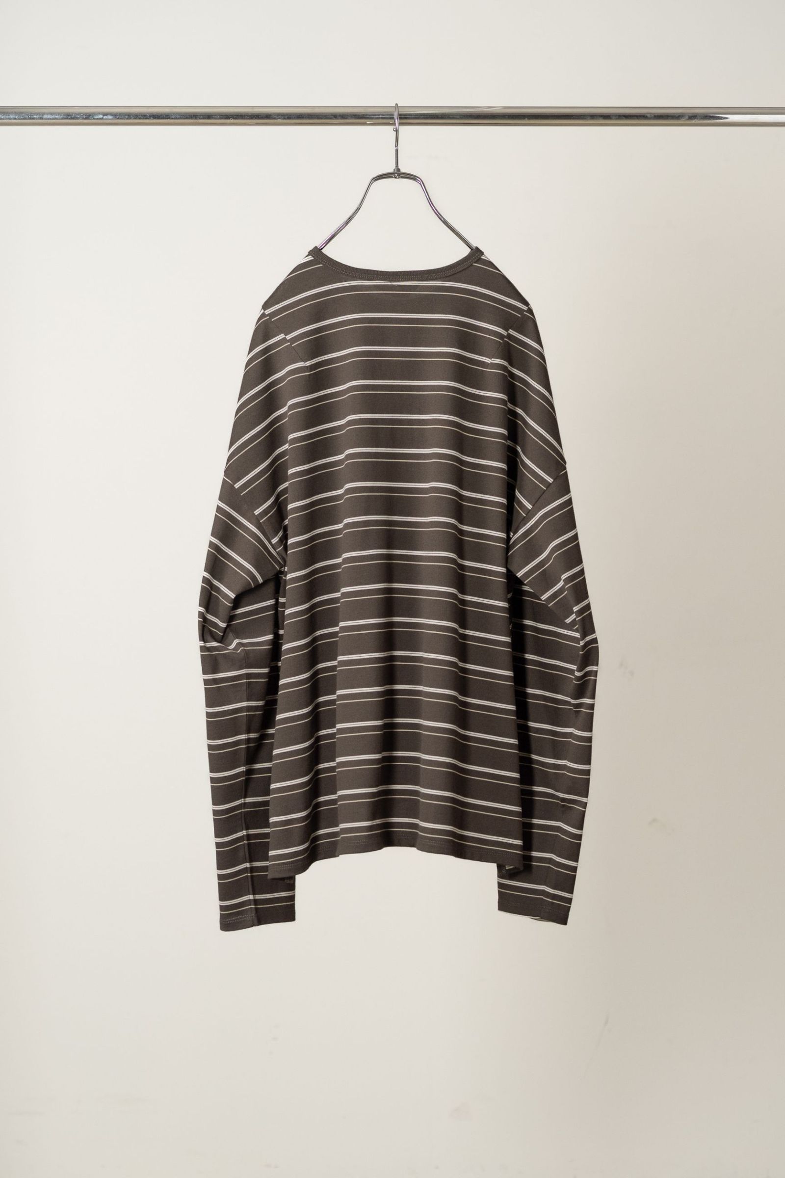 BORDER LS T-SHIRT | BLACK | カットソー