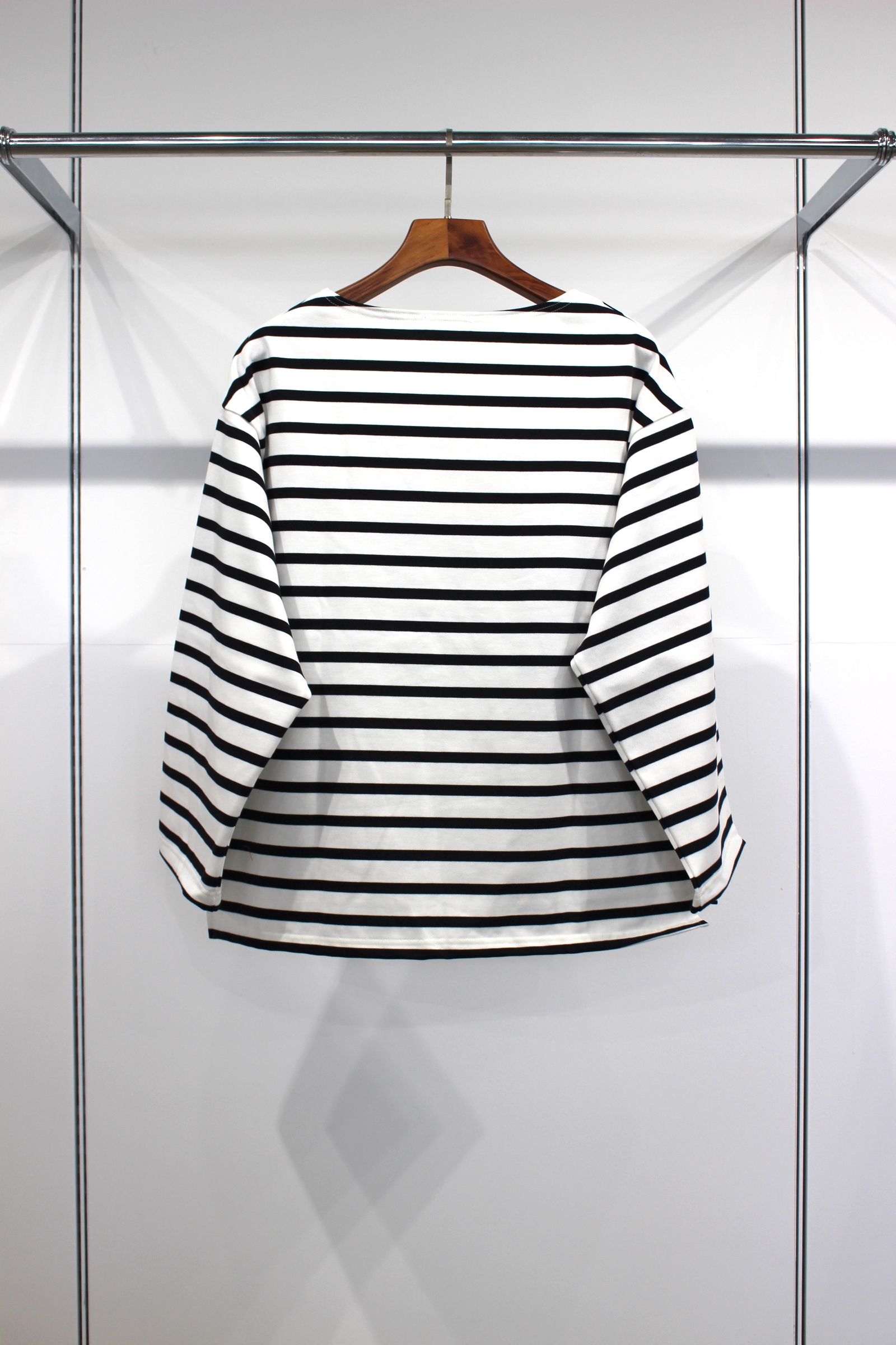 HYPER BIG SUVIN GIZA BASQUE SHIRT/WHITE-NAVY