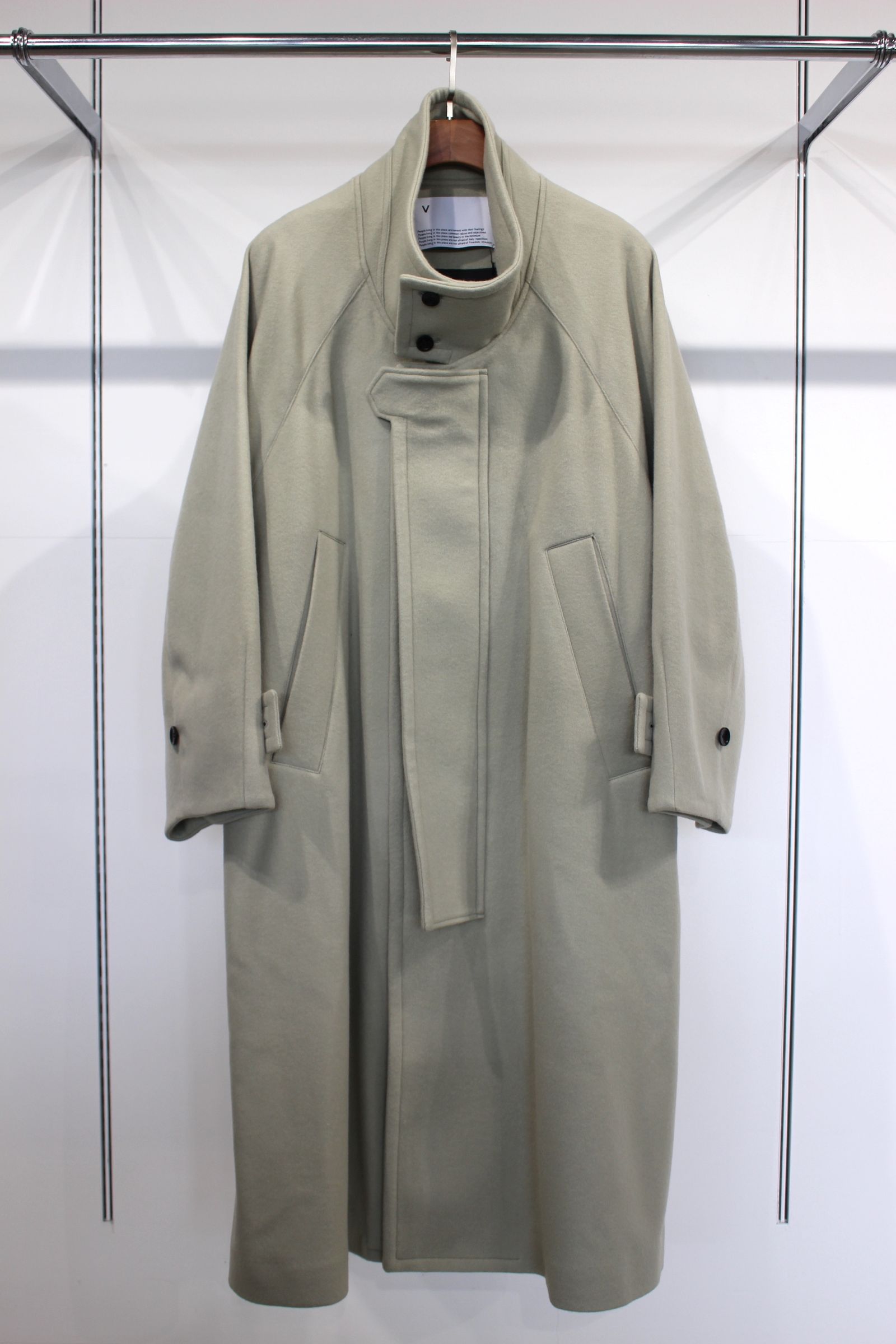 VOAAOV - S100 WOOL BEAVER Stand Collar Long Coat/ロングコート 