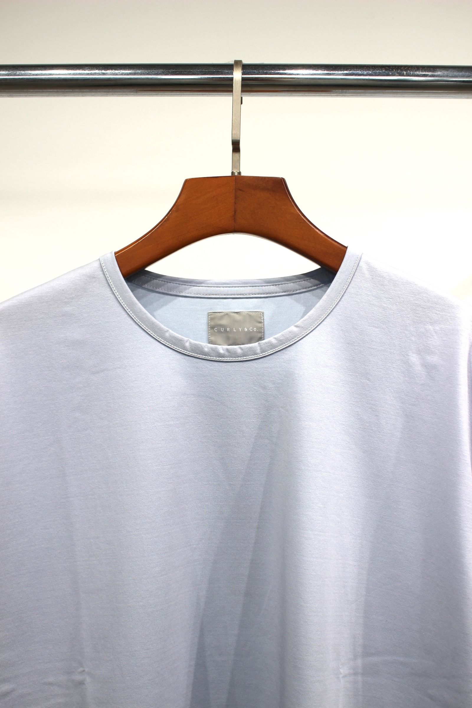 HIGH-GAUGE T/C TEE (S/S) | SAX BLUE | カットソー