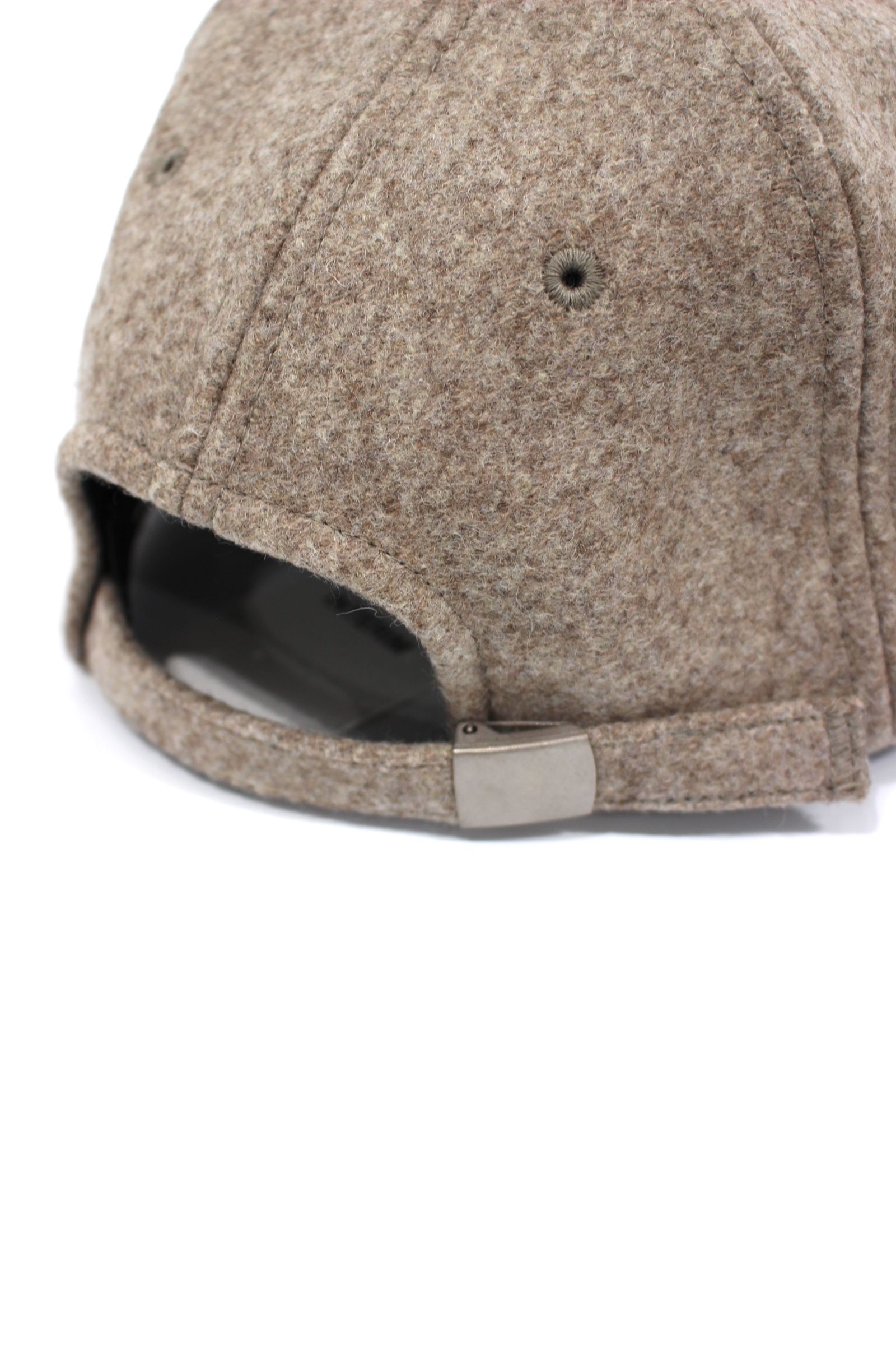 HEAVY WOOL CASHMERE TRICOTINE 6P CAP/BEIGE