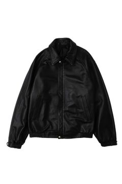 LEATHER BLOUSON | BLACK | レザーブルゾン