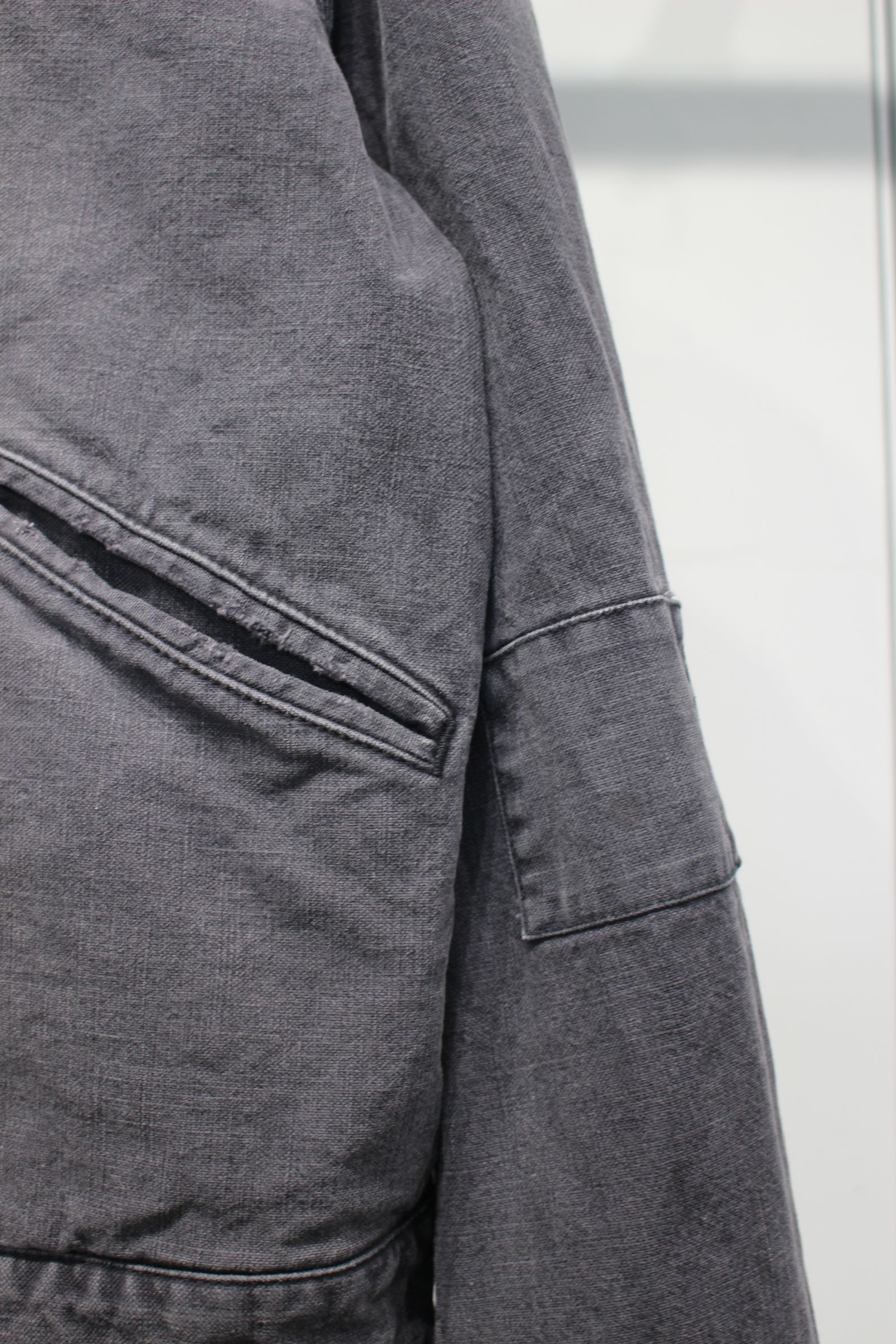 DUCK DAMAGE ZIP JACKET | BLACK | ダックジャケット