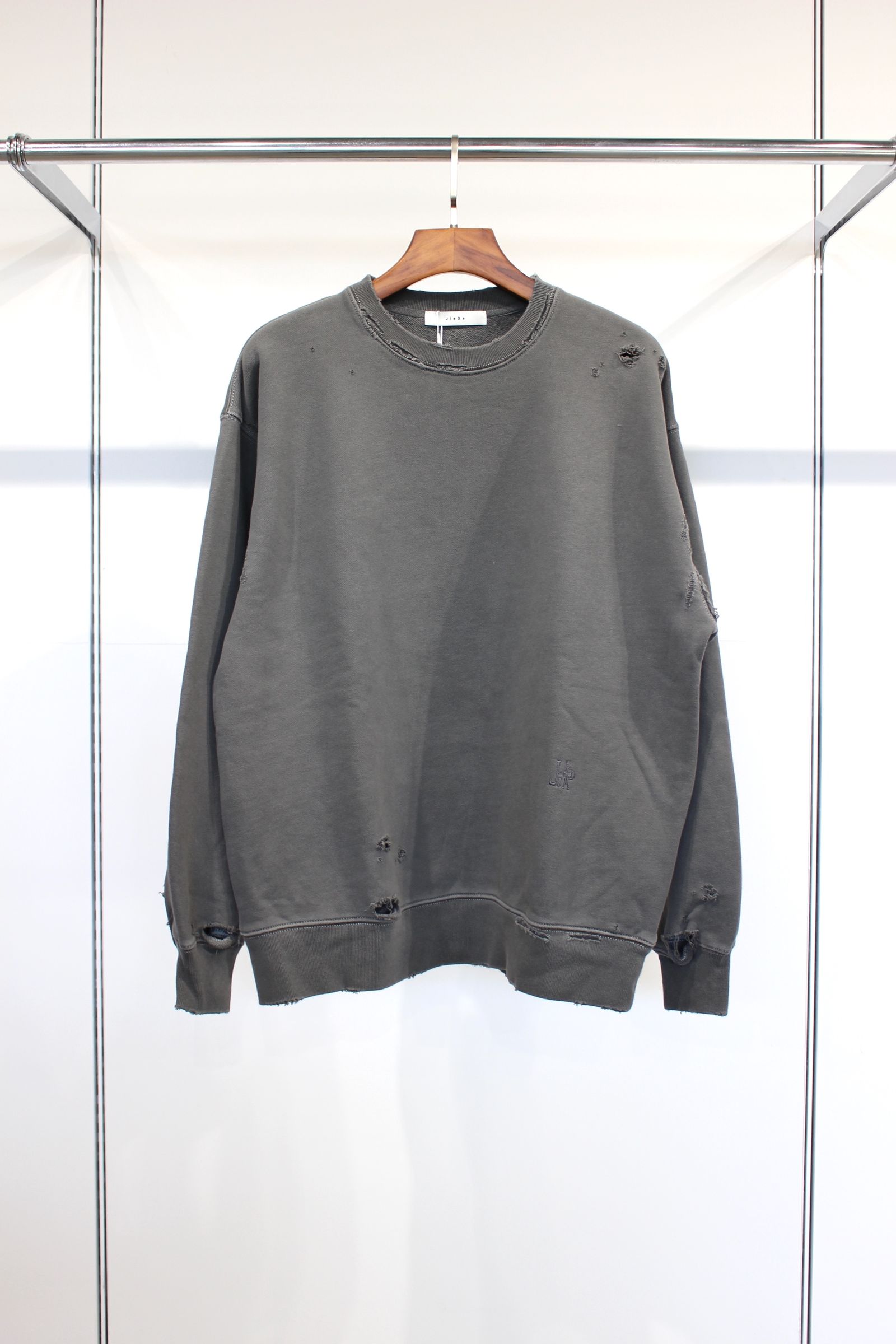 JieDa - PIGMENT DAMAGE SWEAT/BLACK | NapsNote