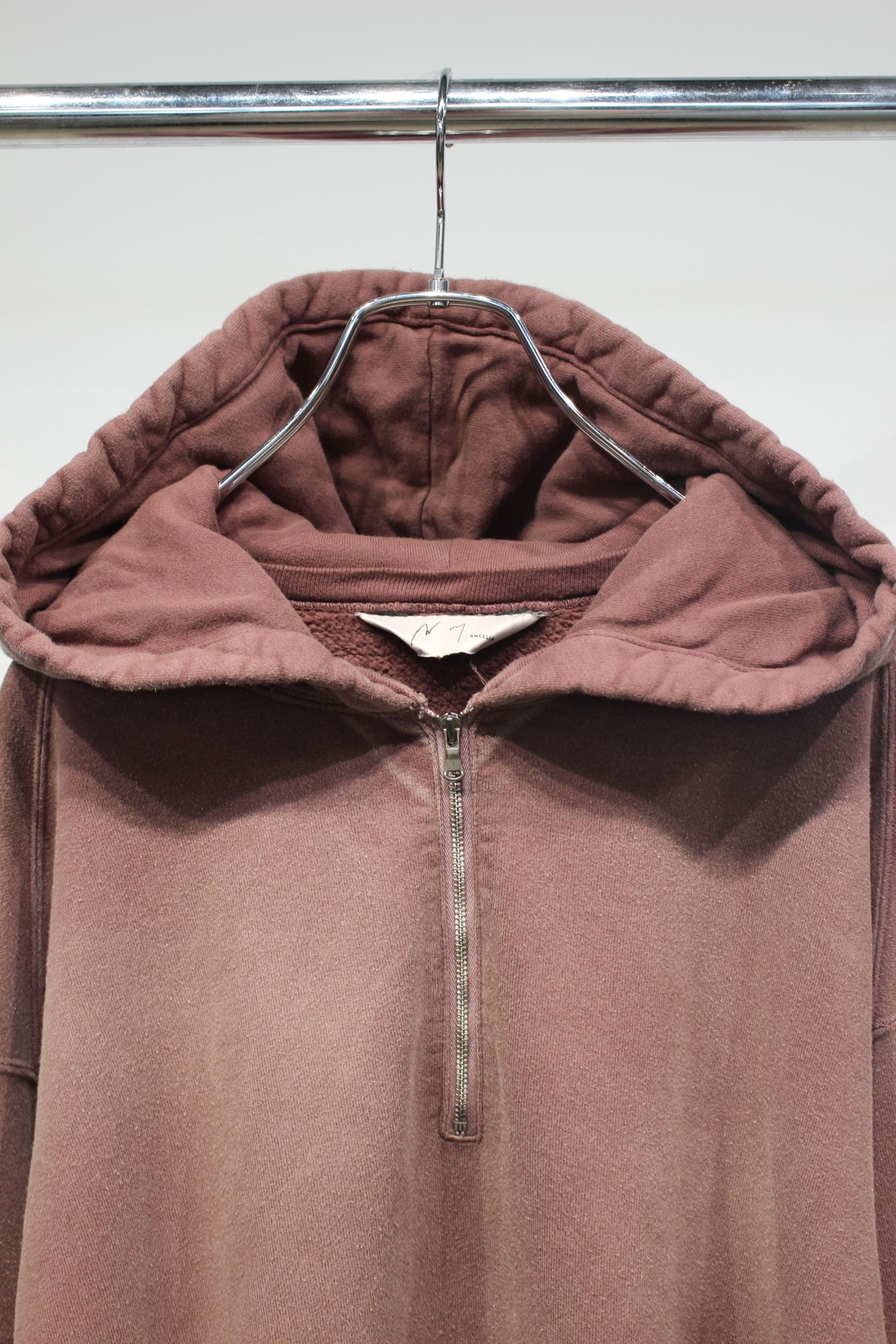 FLEECE-LINED SWEAT HOODIE | MARRON | フーディー