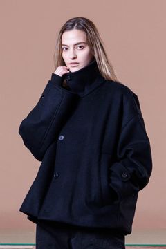 SUPER 100 WOOL BEABER Work Blouson | BLACK | ワークブルゾン