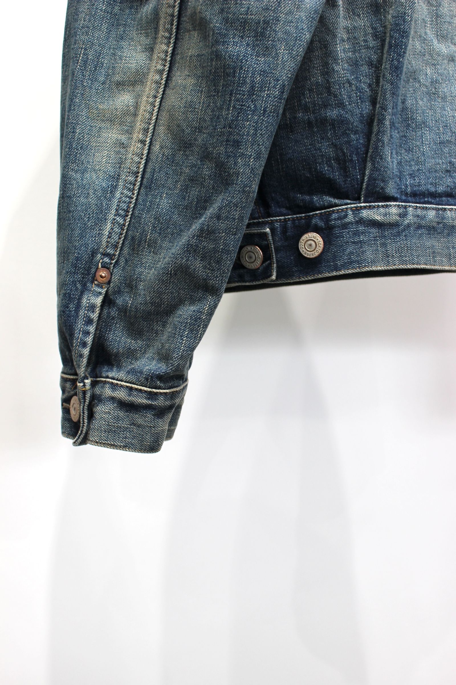 HYPER BIG CLASSIC VINTAGE "2ND" SHUTTLE DENIM SIDE PANEL JACKET | C.NAVY | デニムジャケット