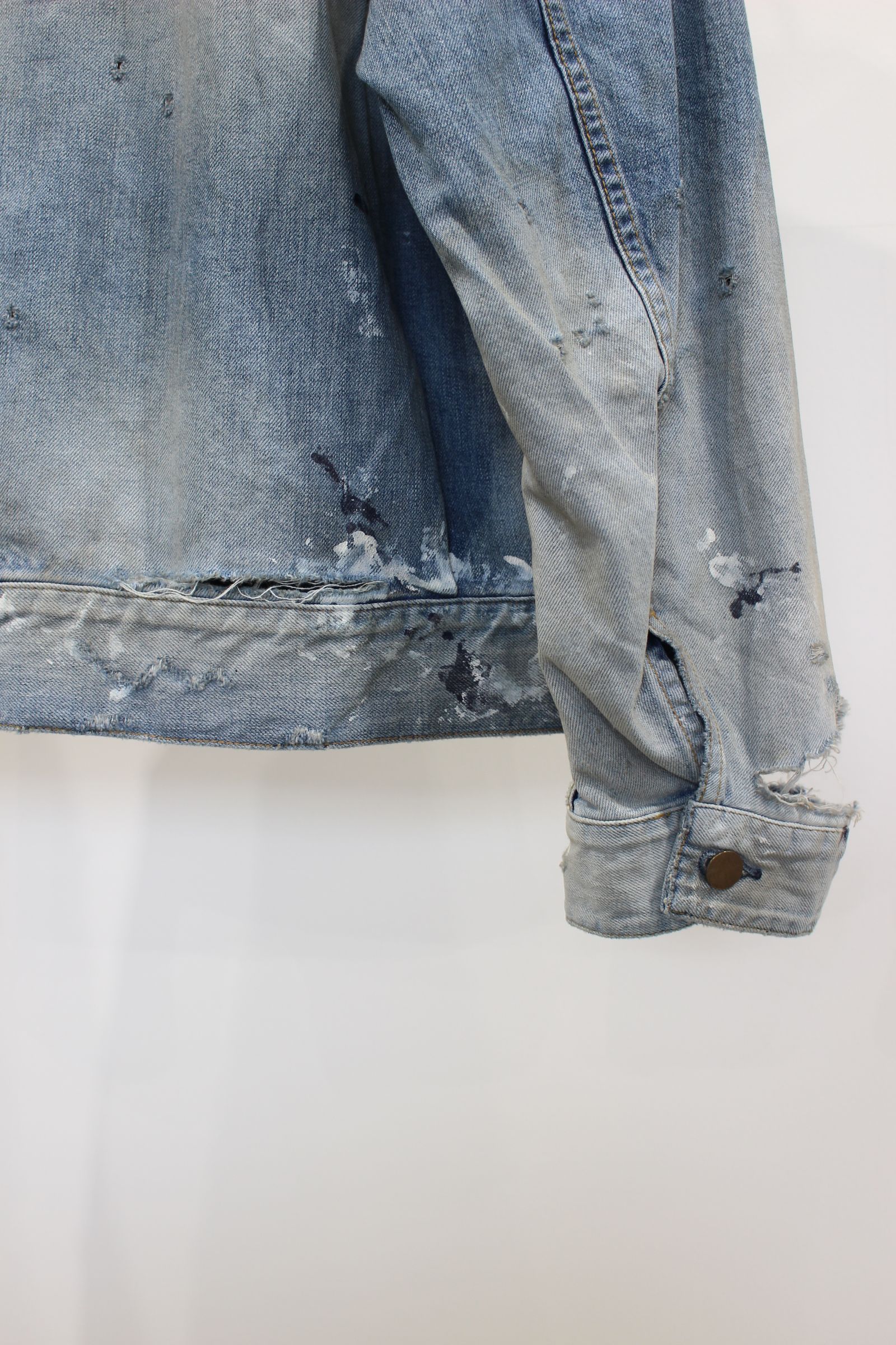 ANCELLM - CRASH DENIM JACKET type-2/INDIGO | NapsNote