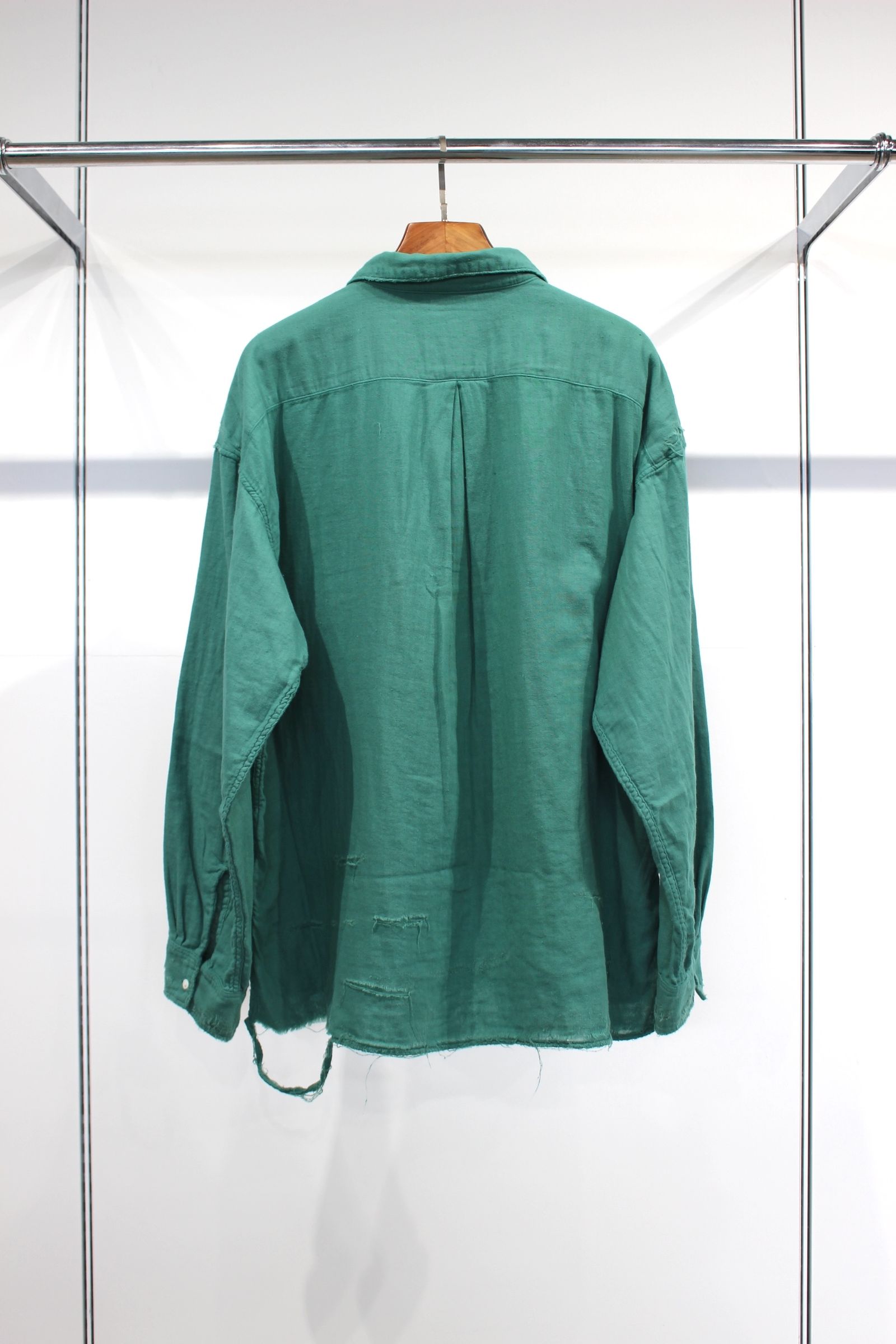 [GW値下］ANCELLM DOUBLEGAUZE CRASH LS SHIRT ANCELLM DOUBLEGAUZE CRASH LS SHIRT - Maiden Voyage