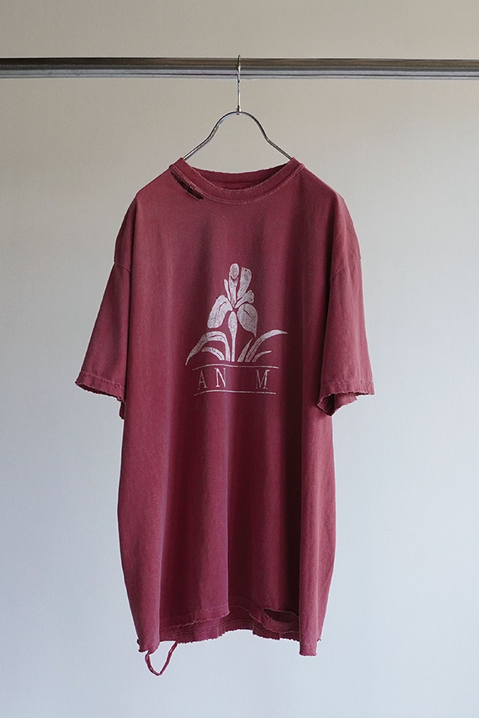 試着のみ　アンセルム  ANCELLM   IRIS T-SHIRT ホワイト 2024SS】 ANCELLM (アンセルム) 