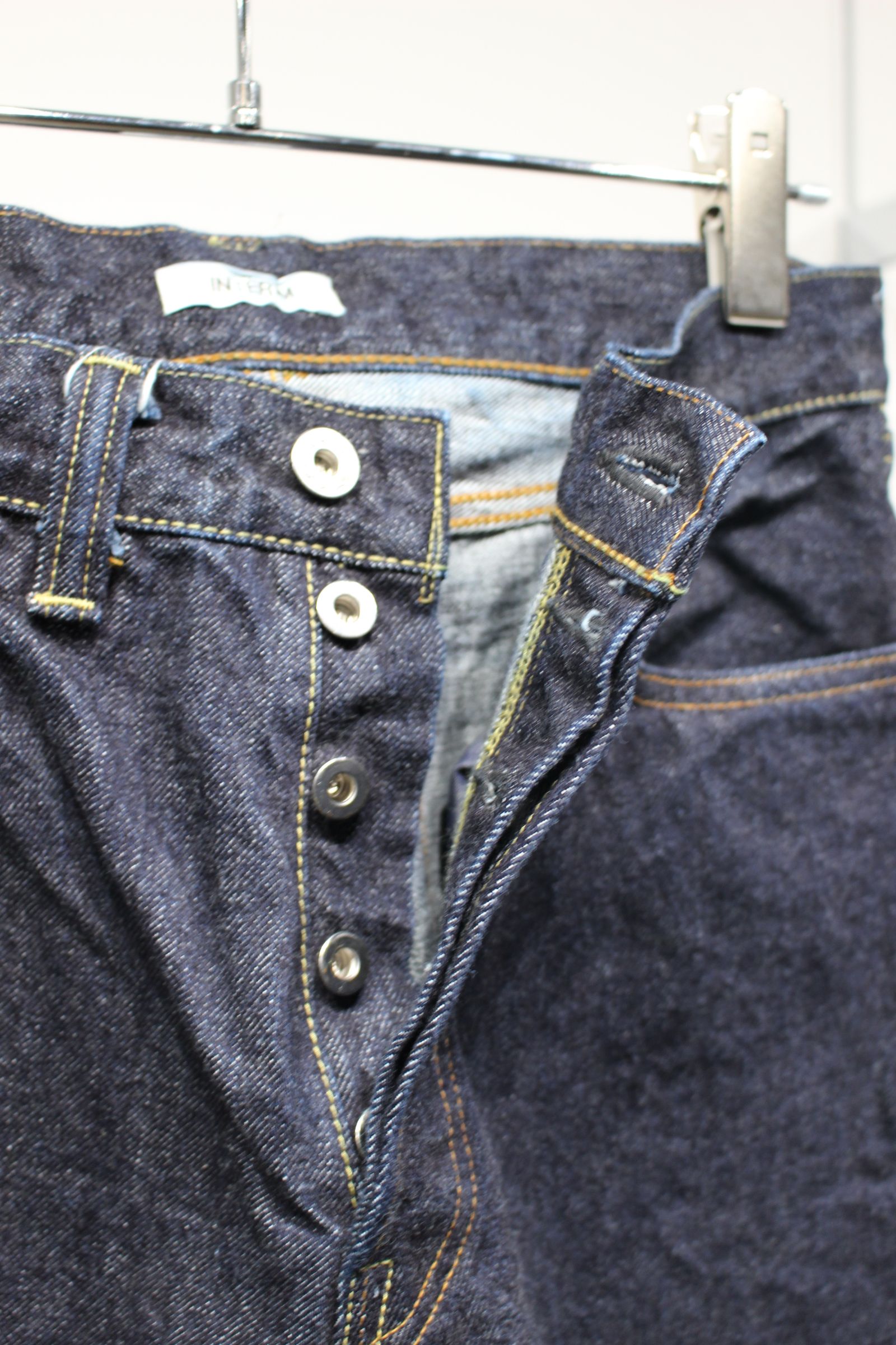WASH HEAVY KIBATA SHUTTLE WWII 1943 DENIM JEANS | NAVY | デニムパンツ