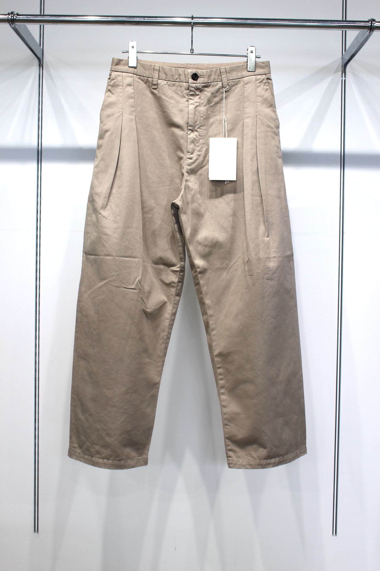 CHINO SLACKS | GRAY | チノスラックス